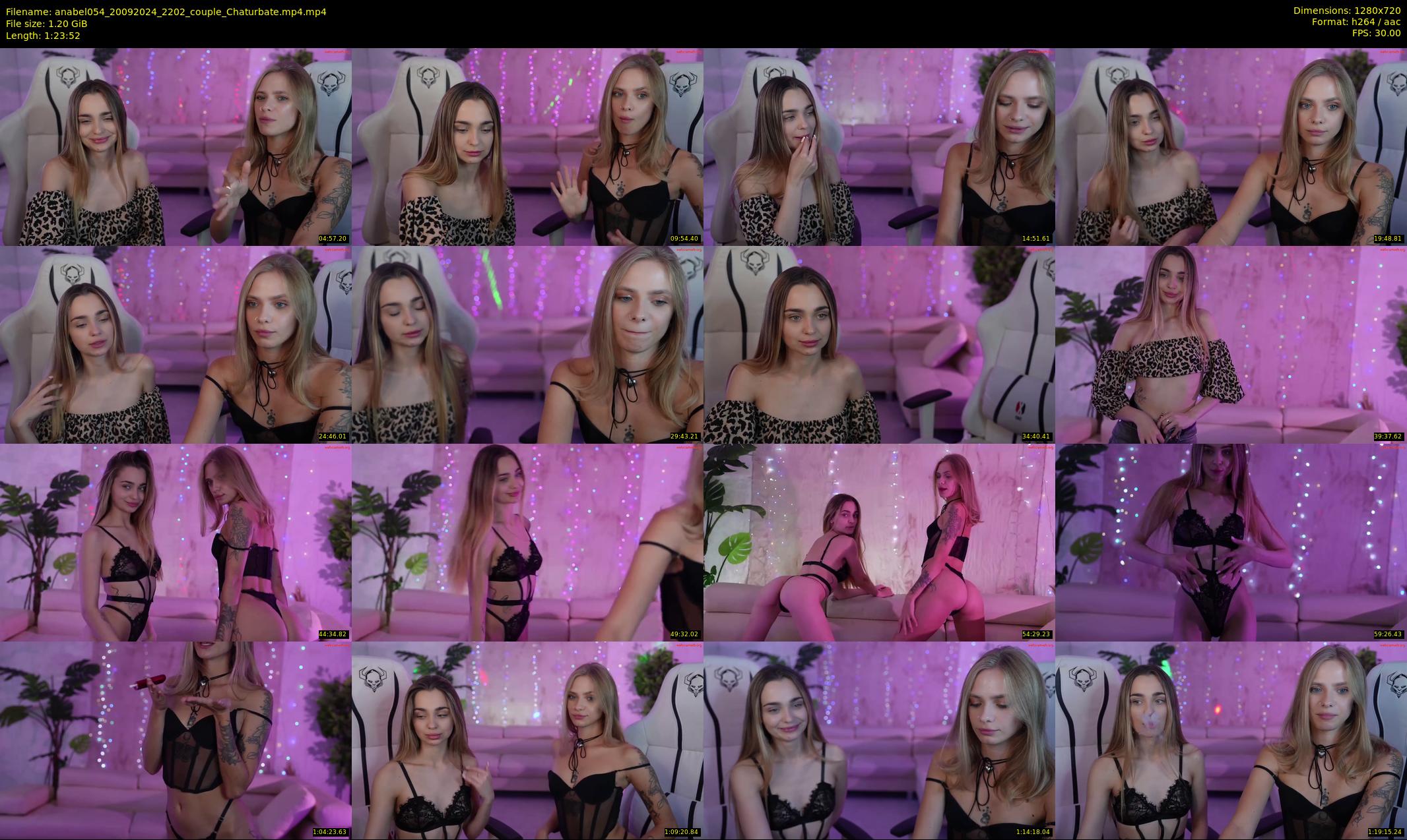 anabel054 — 84 minute Chaturbate female cam show recording, 720p, Sep 20, 2024