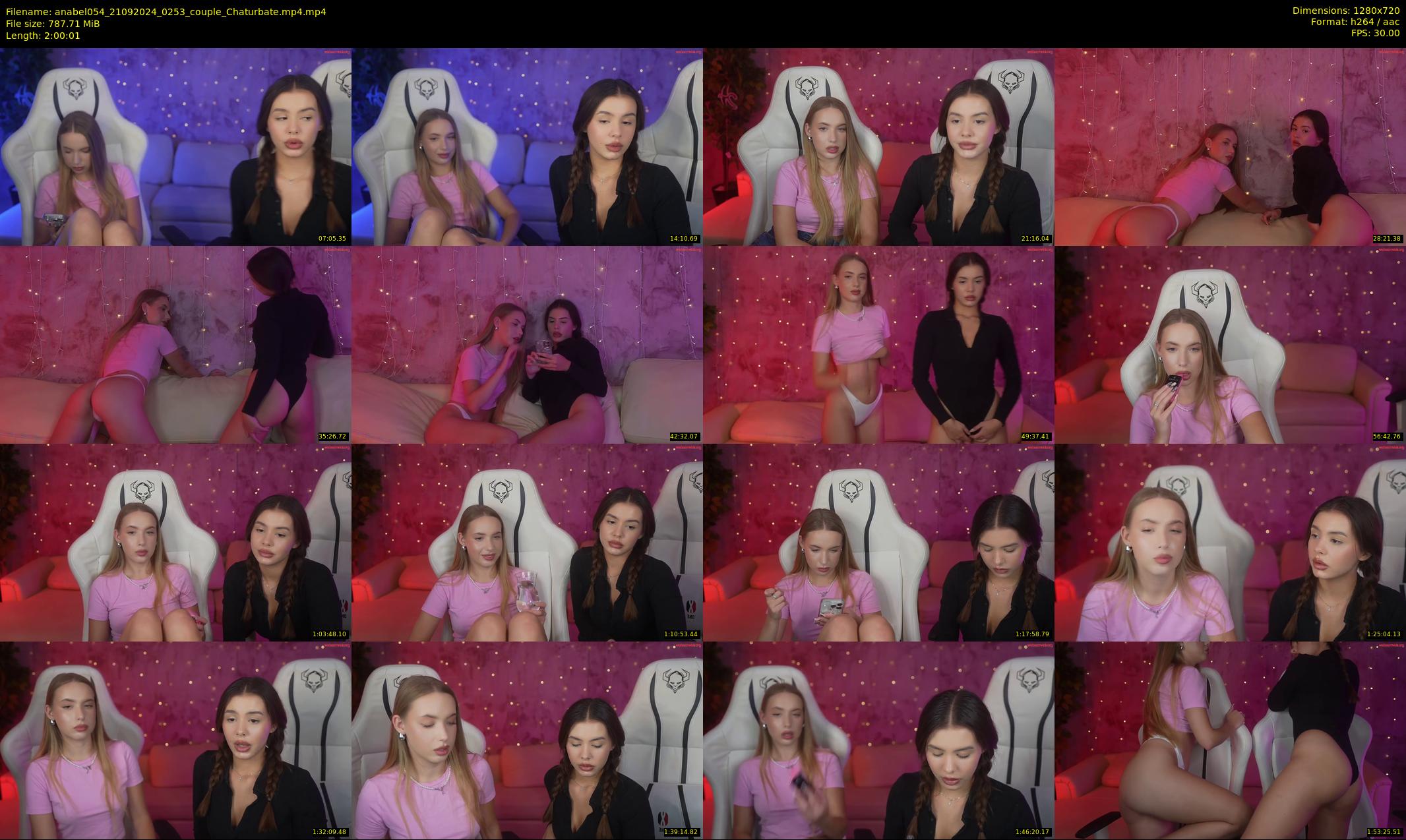 anabel054 — 121 minute Chaturbate female cam show recording, 720p, Sep 21, 2024