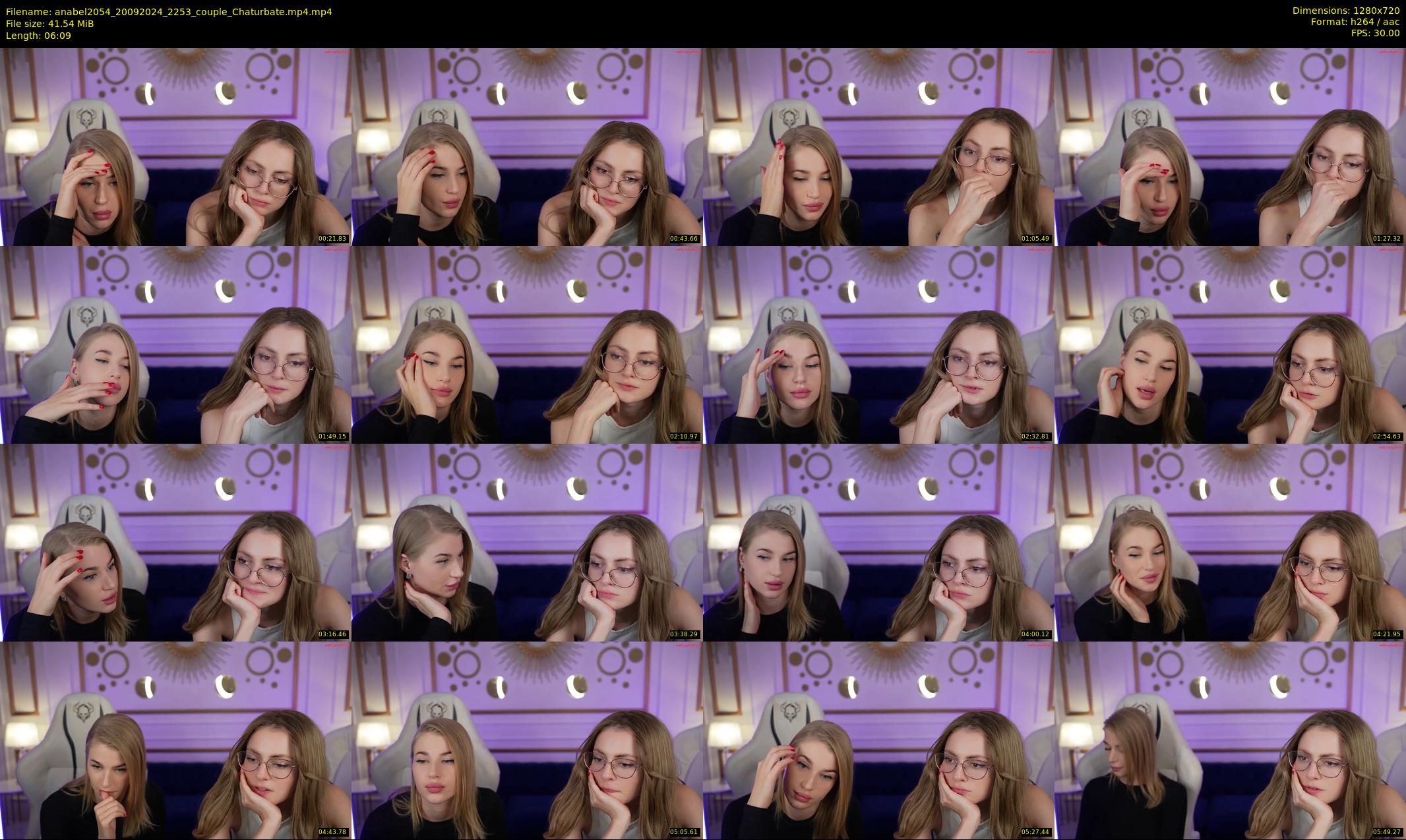 anabel2054 — 7 minute Chaturbate female cam show recording, 720p, Sep 20, 2024