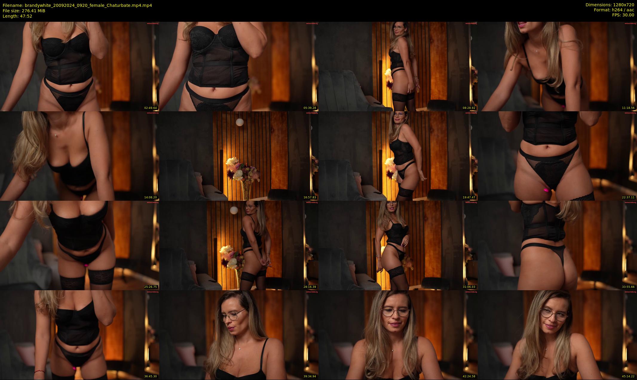 brandywhite — 48 minute Chaturbate female cam show recording, 720p, Sep 20, 2024