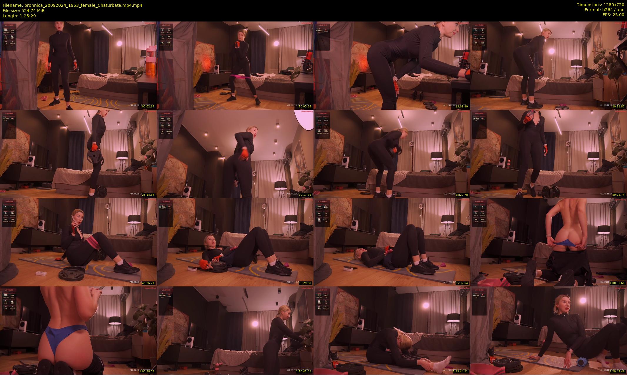 bronnica — 86 minute Chaturbate female cam show recording, 720p, Sep 20, 2024