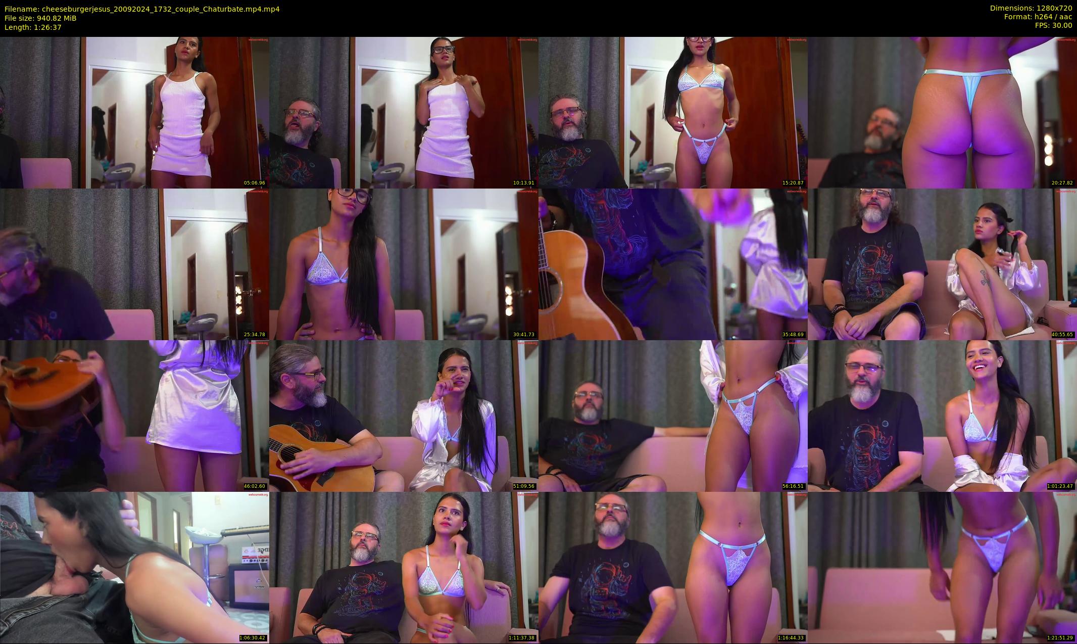 cheeseburgerjesus — 87 minute Chaturbate couple cam show recording, 720p, Sep 20, 2024