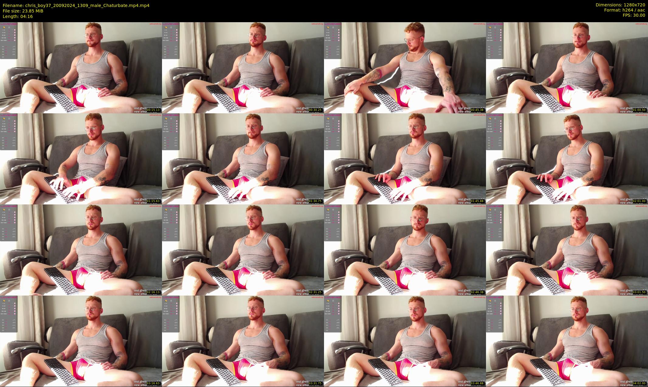 chris_boy37 — 5 minute Chaturbate male cam show recording, 720p, Sep 20, 2024