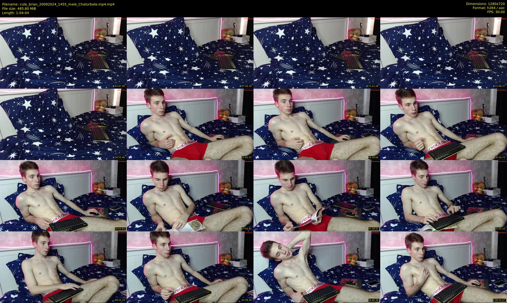cute_brian — 65 minute Chaturbate male cam show recording, 720p, Sep 20, 2024