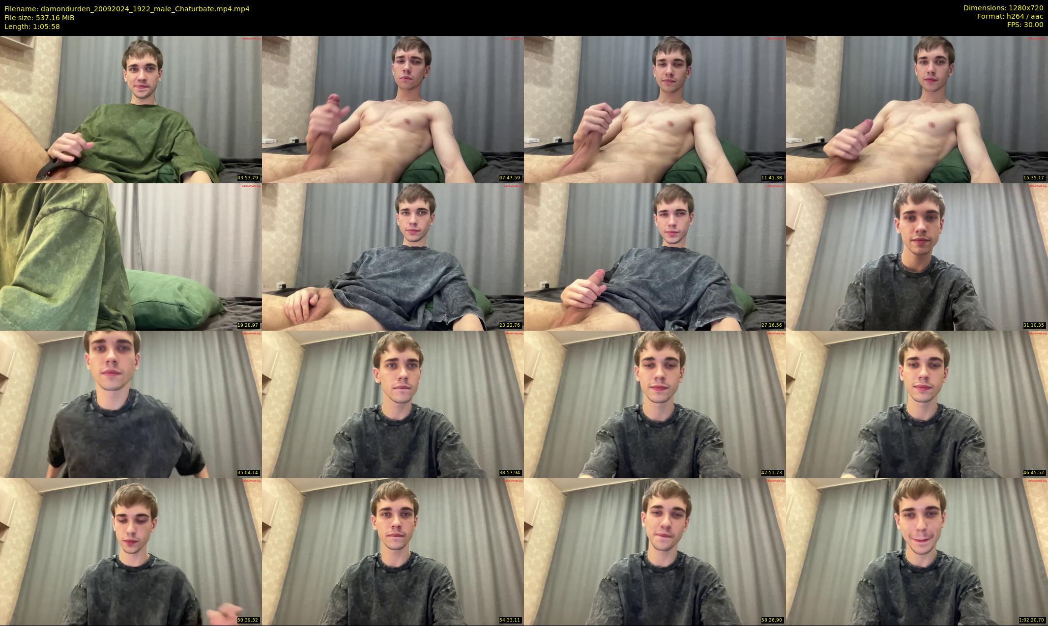 damondurden — 66 minute Chaturbate male cam show recording, 720p, Sep 20, 2024