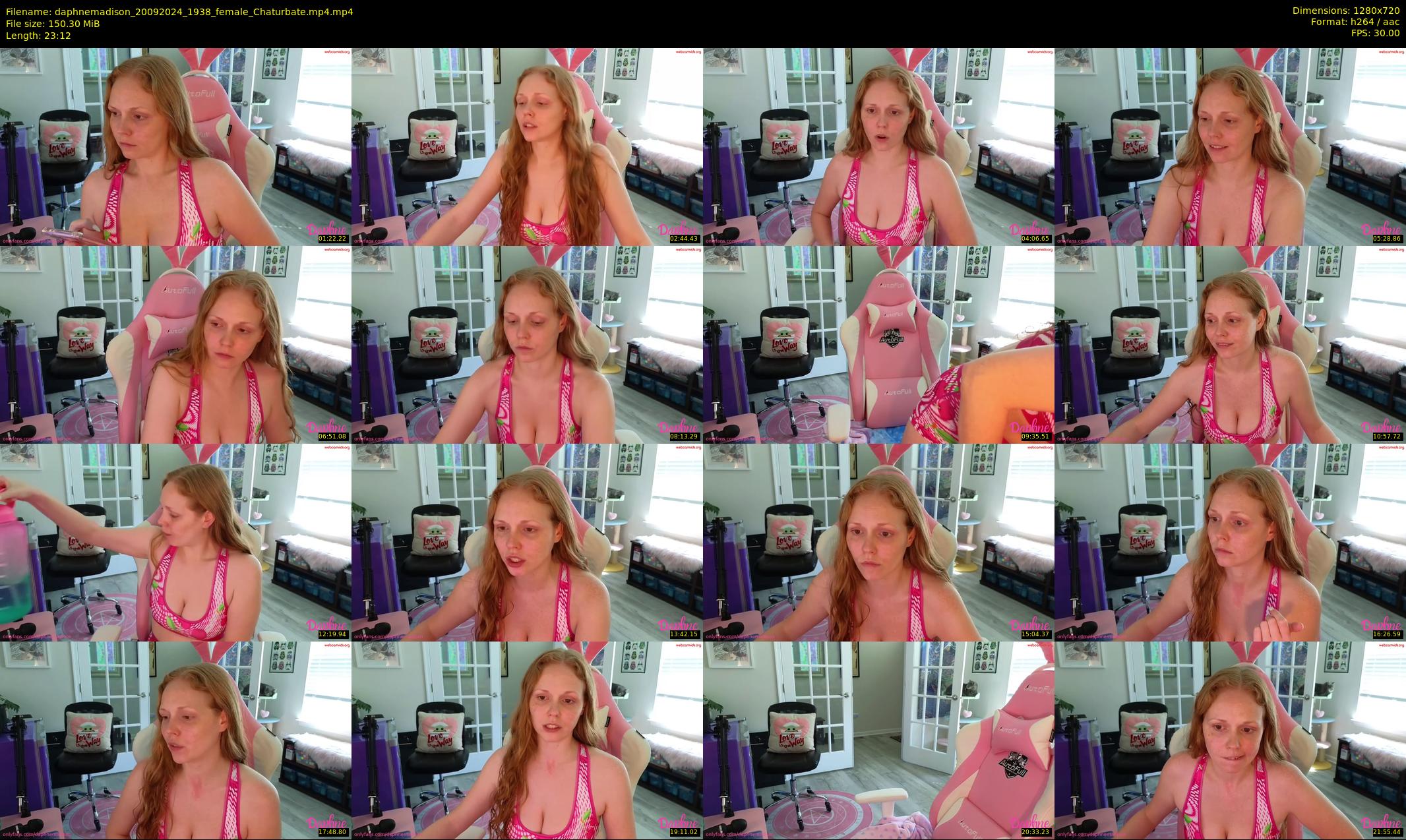 daphnemadison — 24 minute Chaturbate couple cam show recording, 720p, Sep 20, 2024