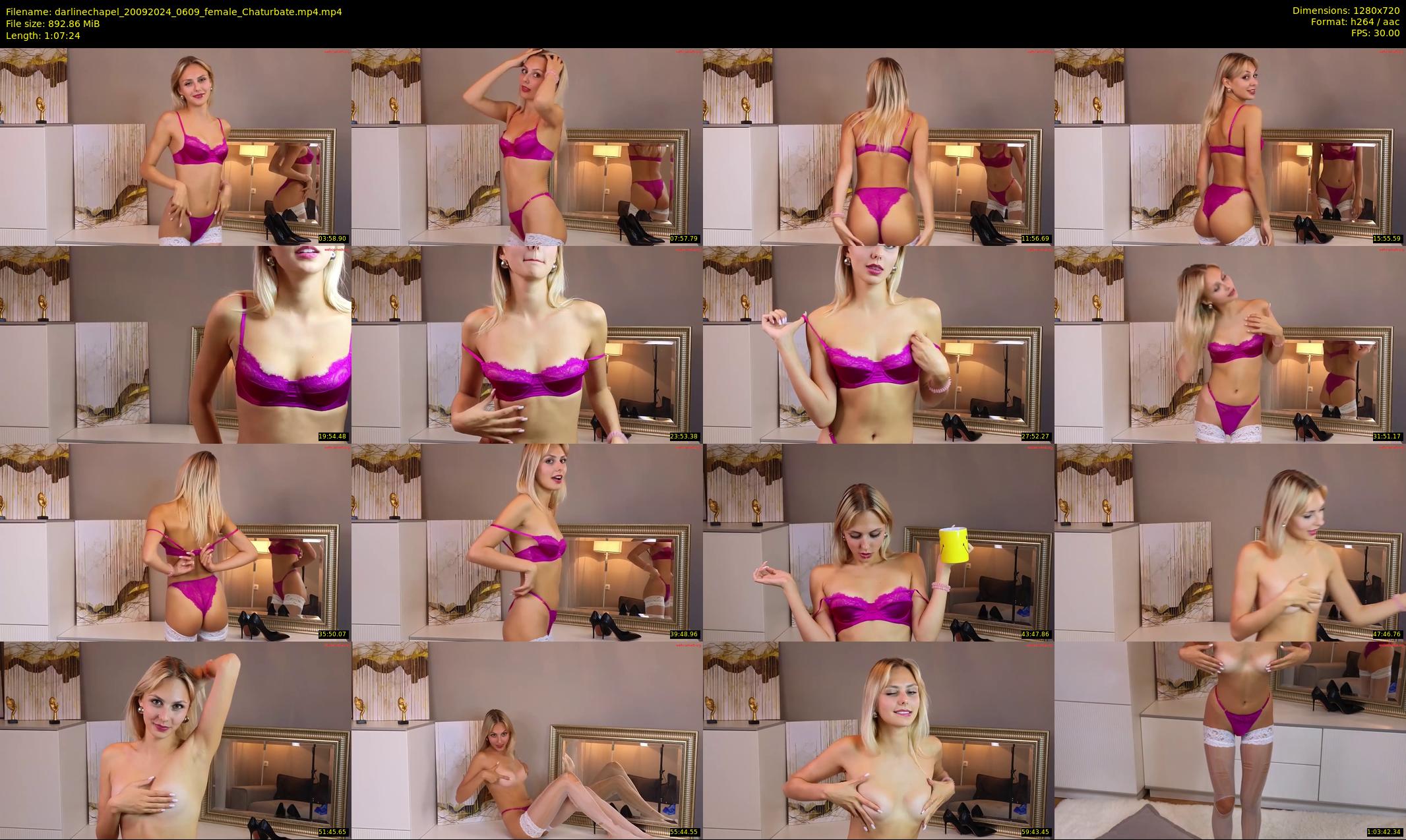darlinechapel — 68 minute Chaturbate female cam show recording, 720p, Sep 20, 2024