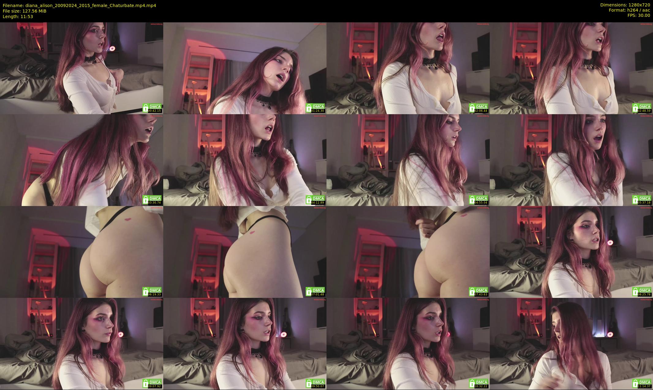 diana_alison — 12 minute Chaturbate female cam show recording, 720p, Sep 20, 2024