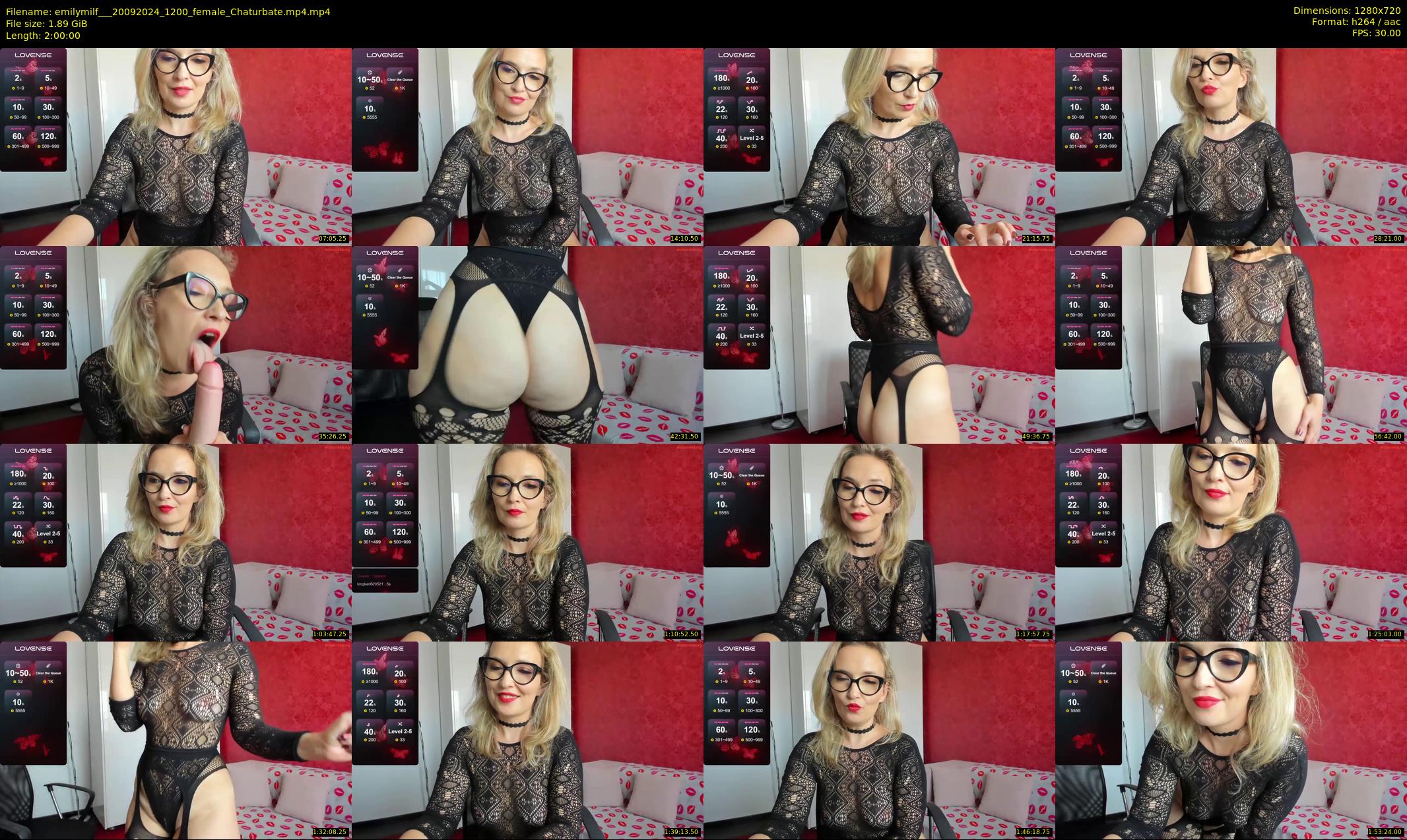 emilymilf__ — 120 minute Chaturbate female cam show recording, 720p, Sep 20, 2024
