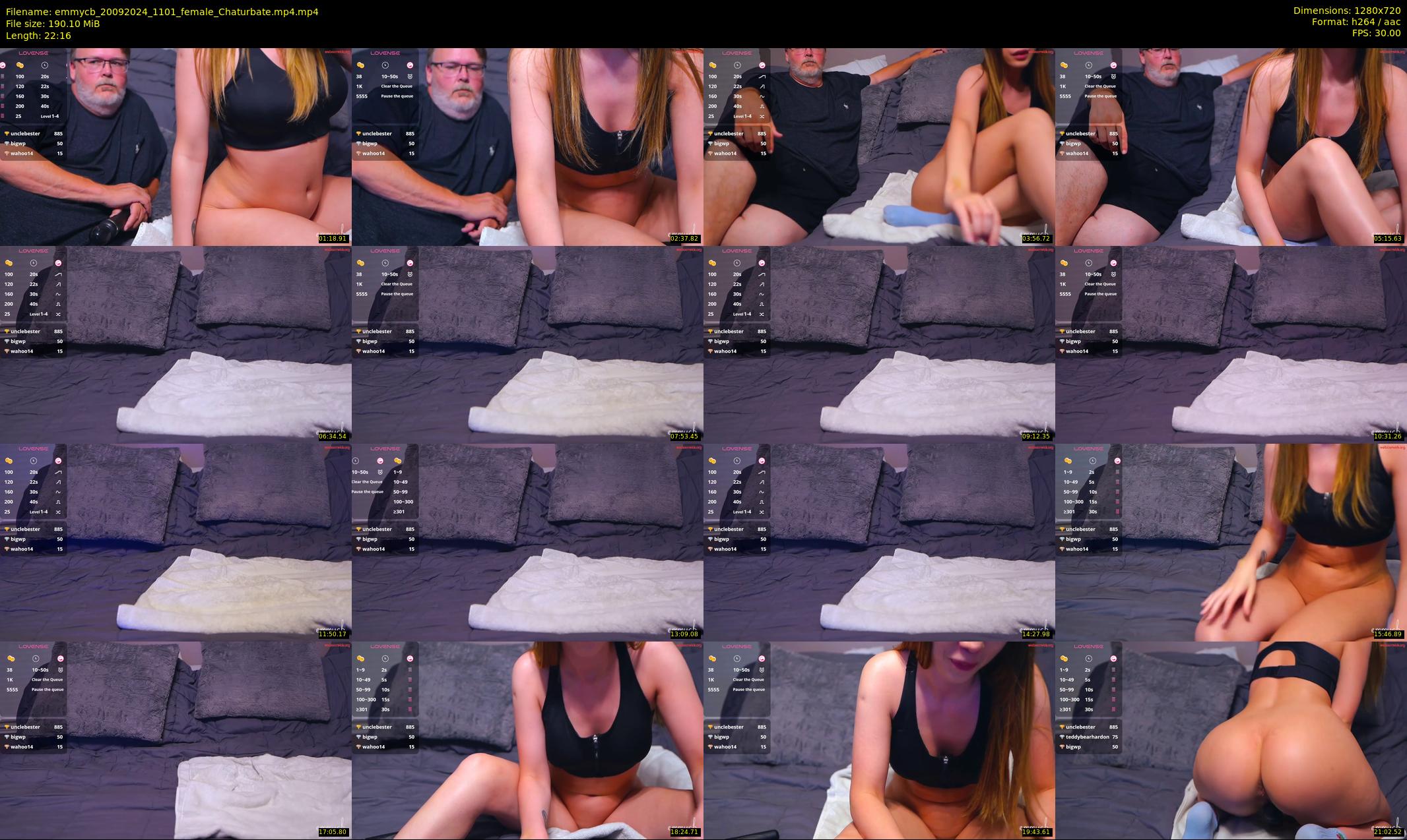 emmycb — 23 minute Chaturbate female cam show recording, 720p, Sep 20, 2024
