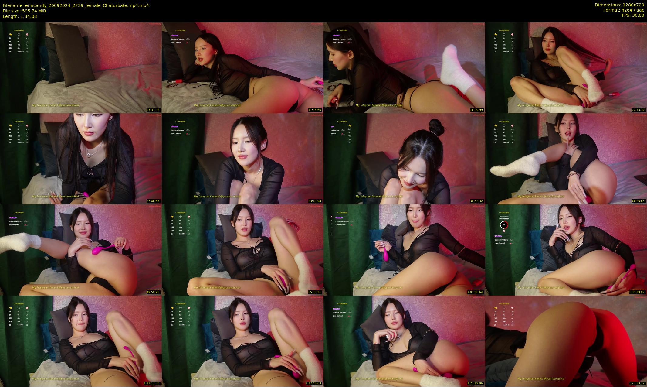 enncandy — 95 minute Chaturbate female cam show recording, 720p, Sep 20, 2024