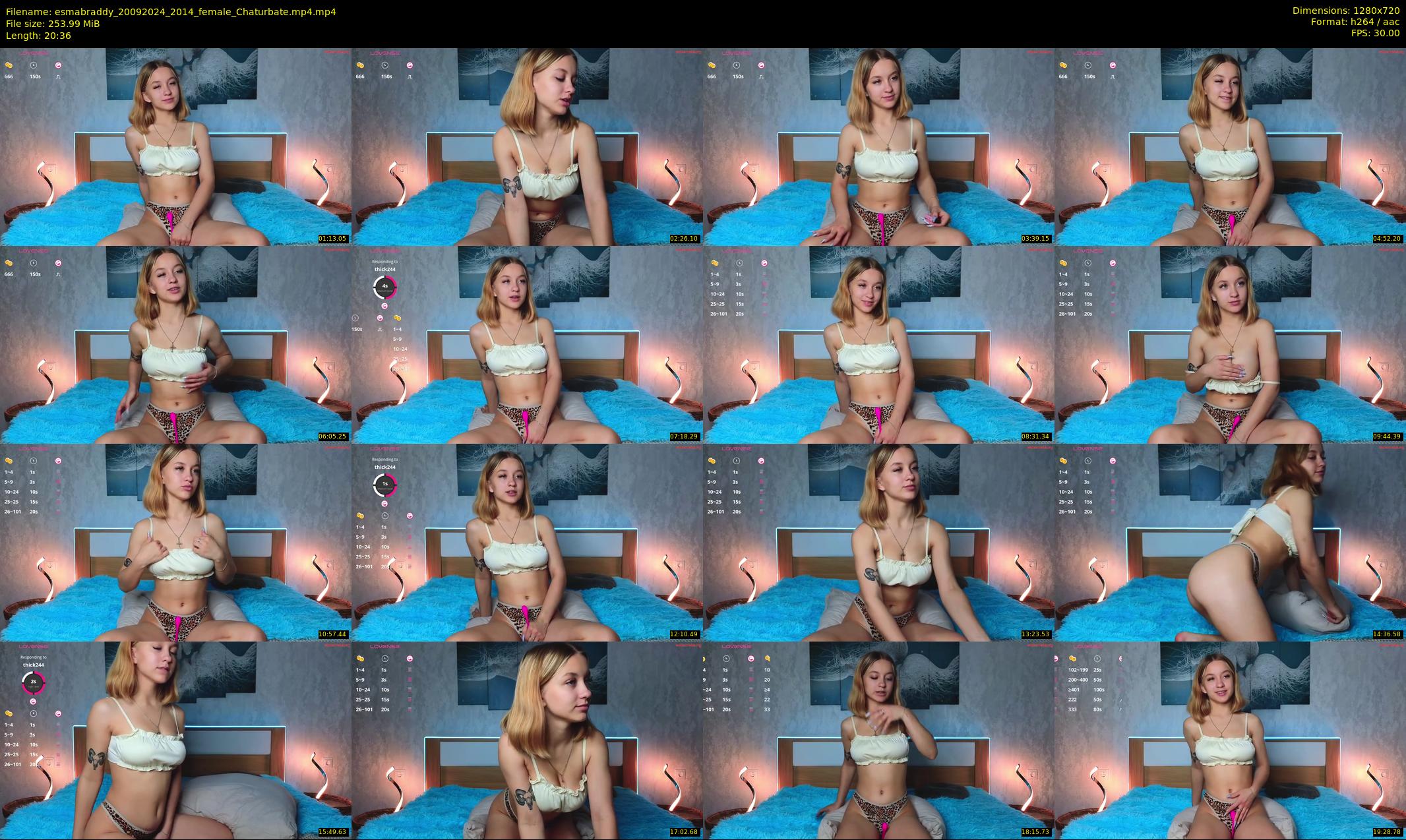 esmabraddy — 21 minute Chaturbate female cam show recording, 720p, Sep 20, 2024