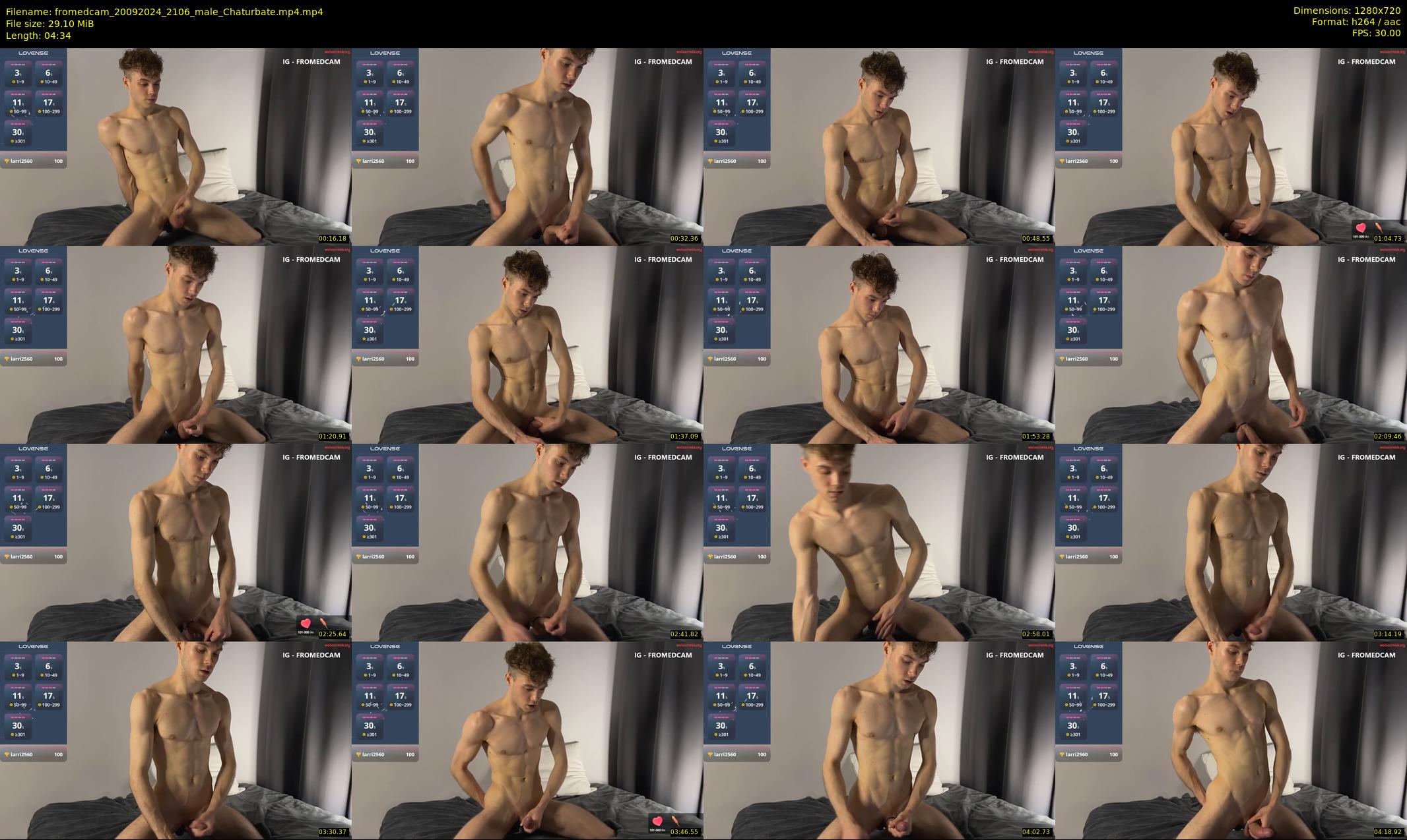 fromedcam — 5 minute Chaturbate male cam show recording, 720p, Sep 20, 2024