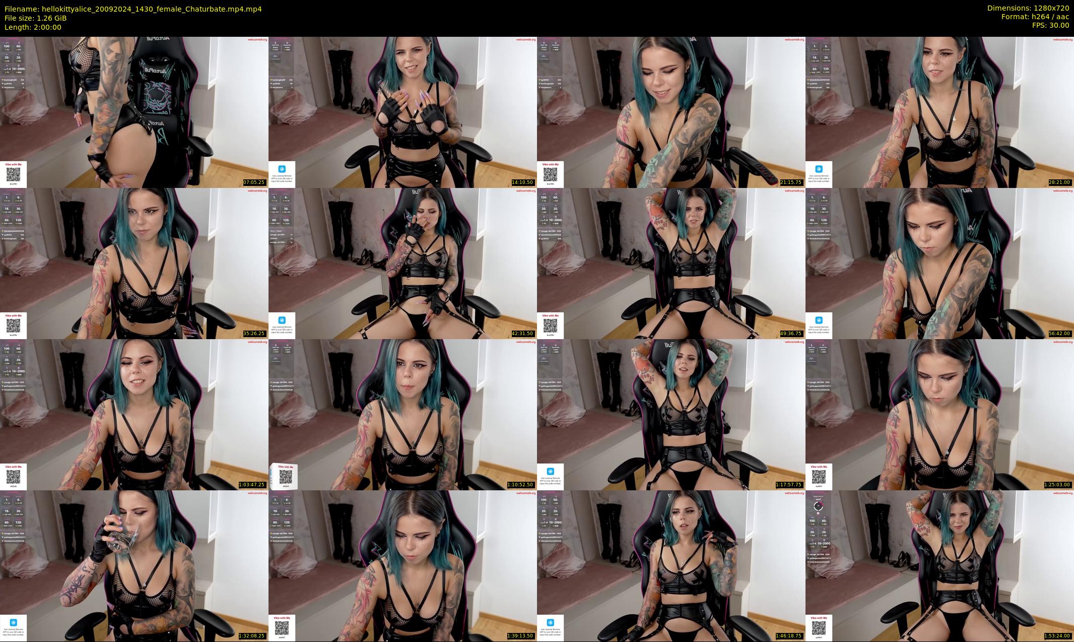 hellokittyalice — 120 minute Chaturbate female cam show recording, 720p, Sep 20, 2024