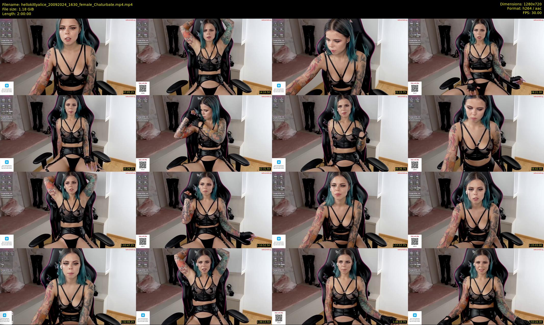 hellokittyalice — 120 minute Chaturbate female cam show recording, 720p, Sep 20, 2024
