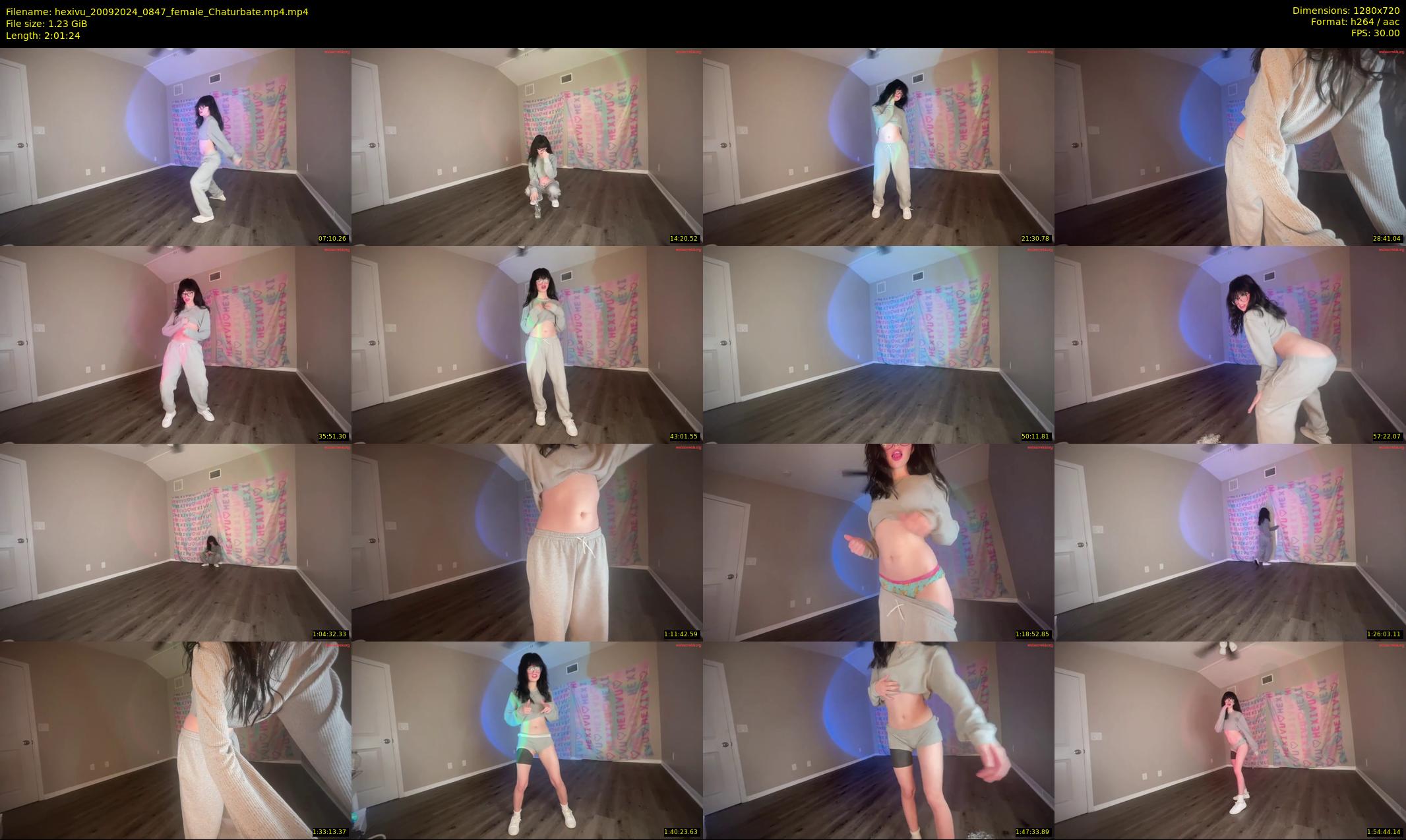 hexivu — 122 minute Chaturbate female cam show recording, 720p, Sep 20, 2024