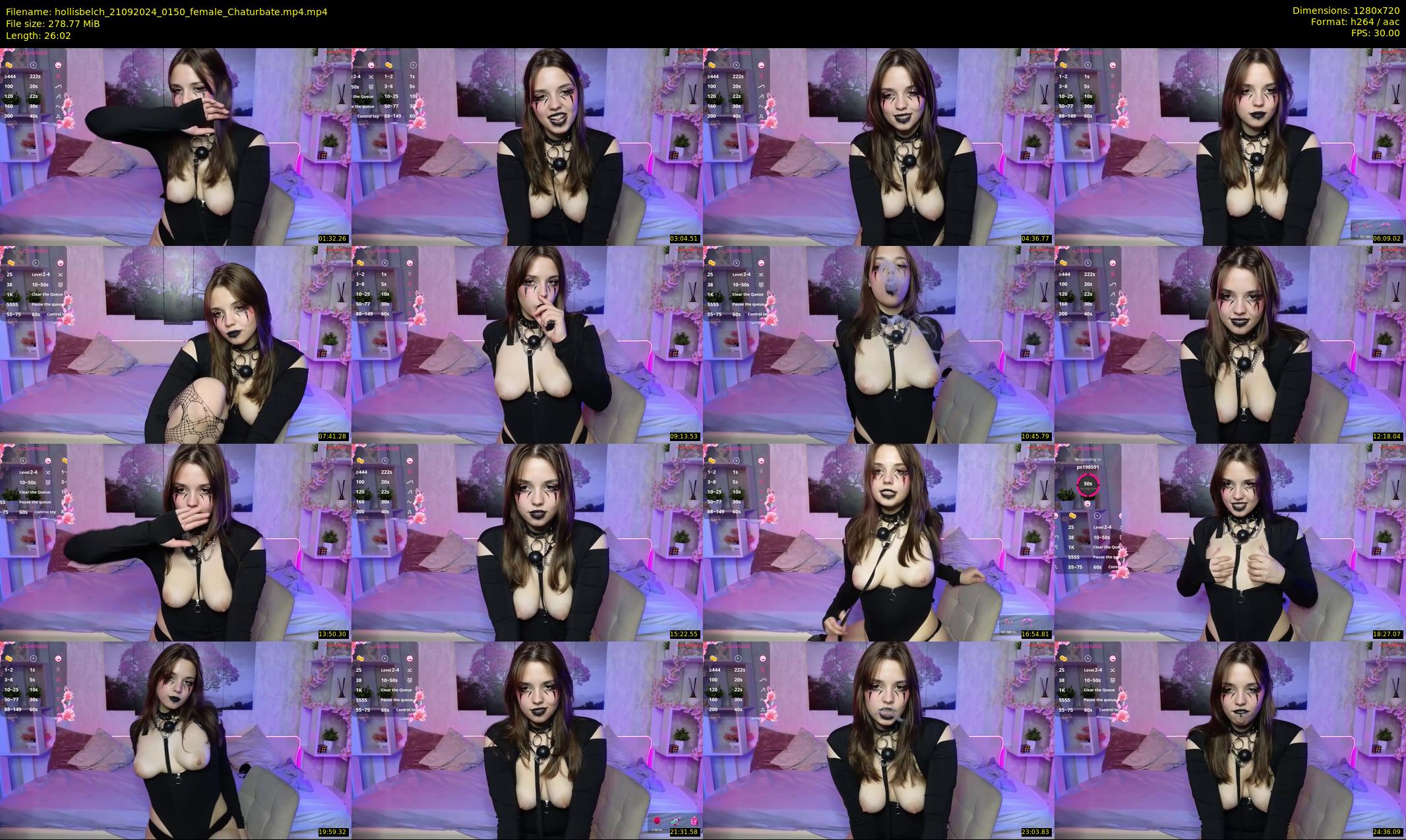 hollisbelch — 27 minute Chaturbate female cam show recording, 720p, Sep 21, 2024