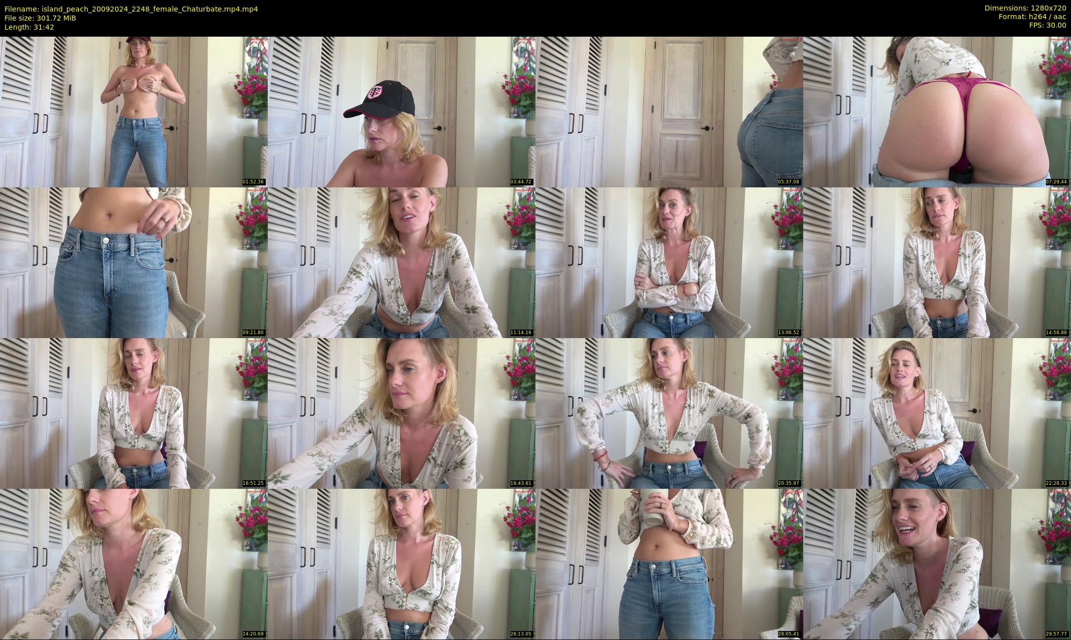 island_peach — 32 minute Chaturbate female cam show recording, 720p, Sep 20, 2024