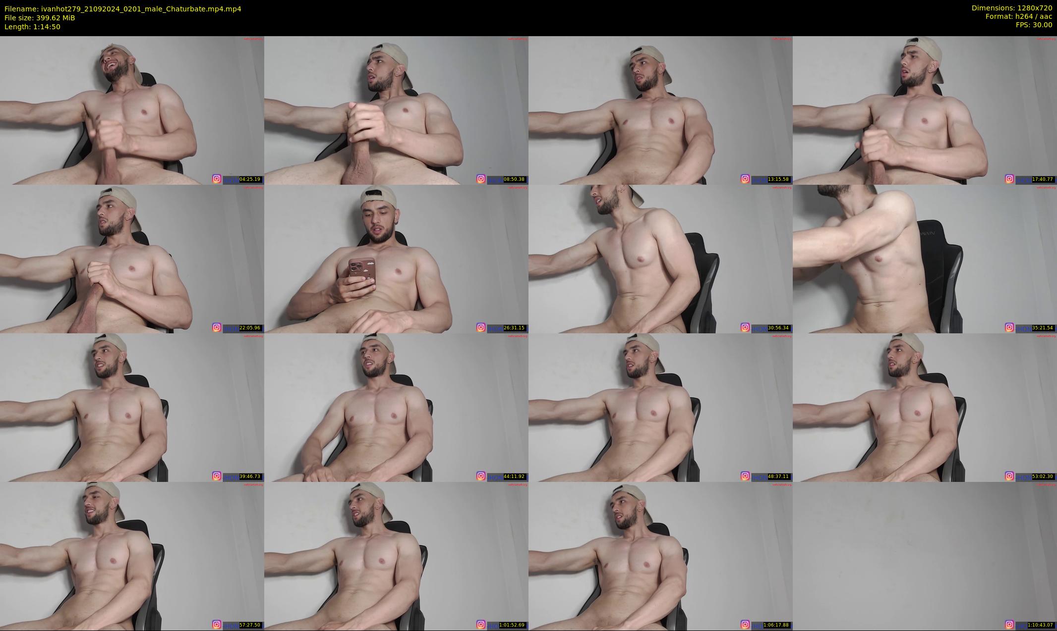 ivanhot279 — 75 minute Chaturbate male cam show recording, 720p, Sep 21, 2024