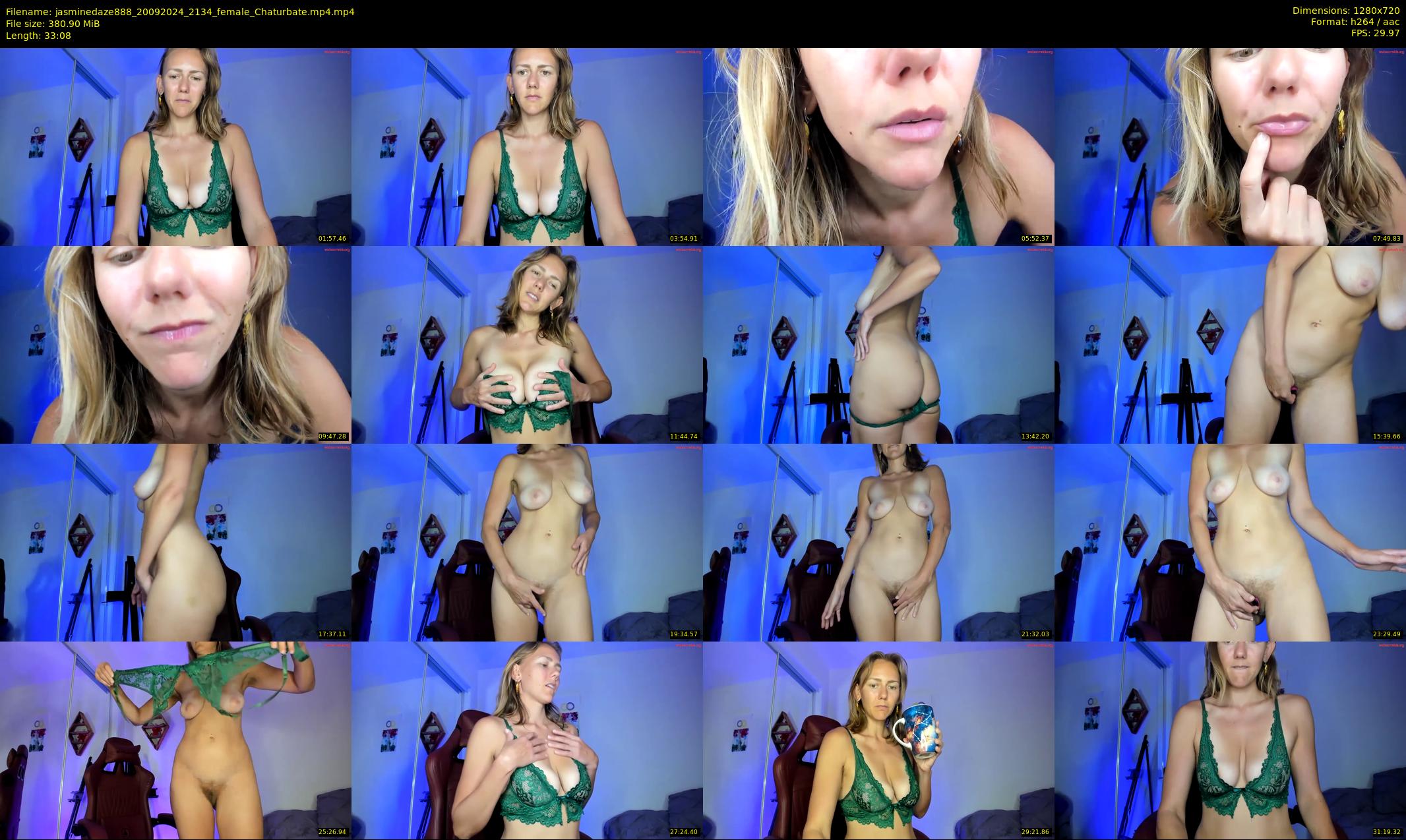 jasminedaze888 — 34 minute Chaturbate female cam show recording, 720p, Sep 20, 2024
