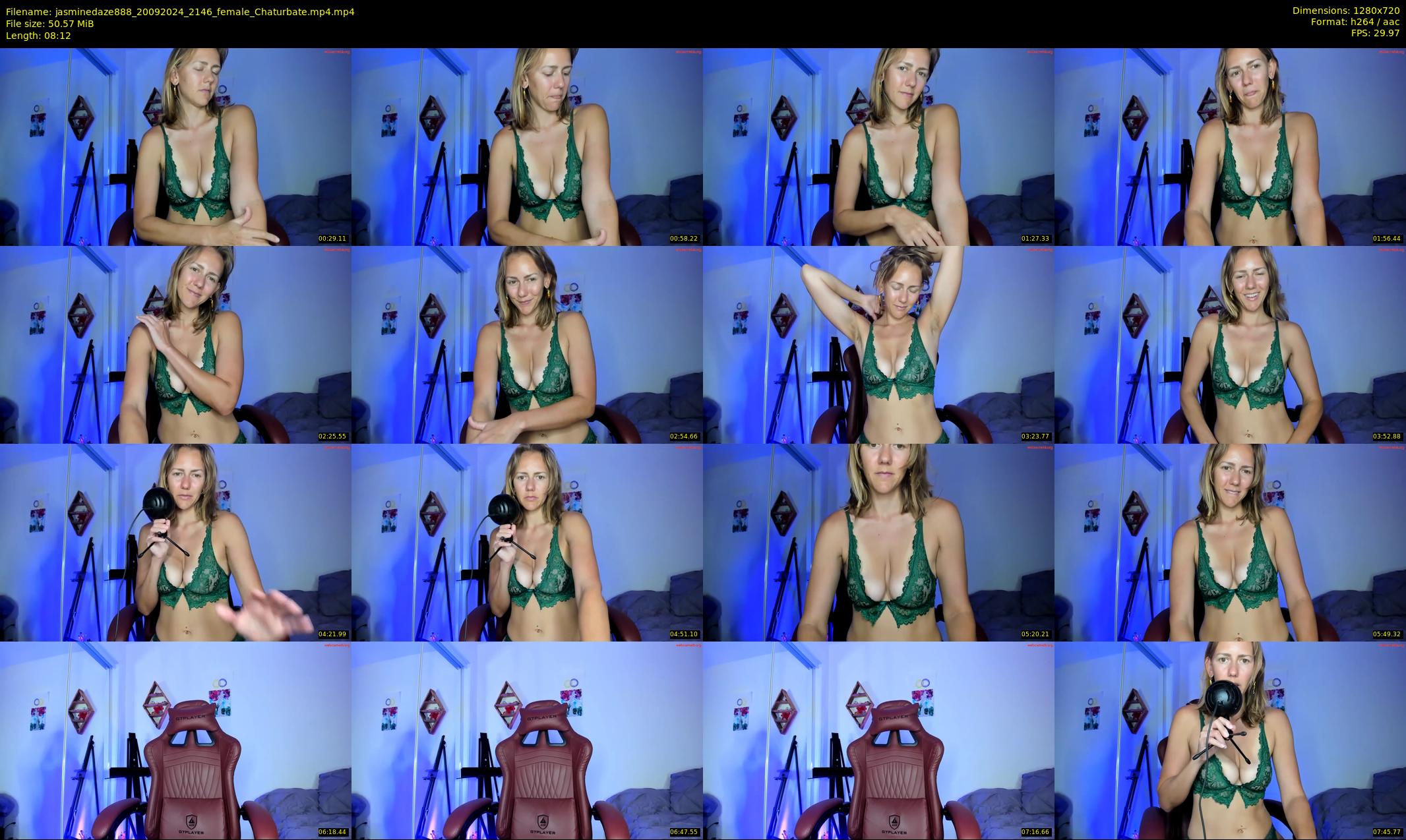 jasminedaze888 — 9 minute Chaturbate female cam show recording, 720p, Sep 20, 2024