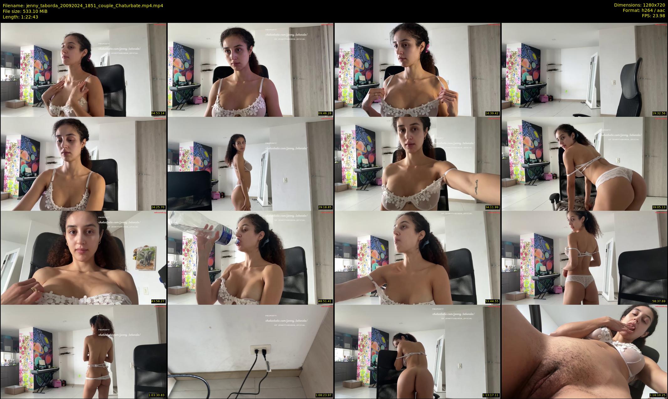 jenny_taborda — 83 minute Chaturbate female cam show recording, 720p, Sep 20, 2024