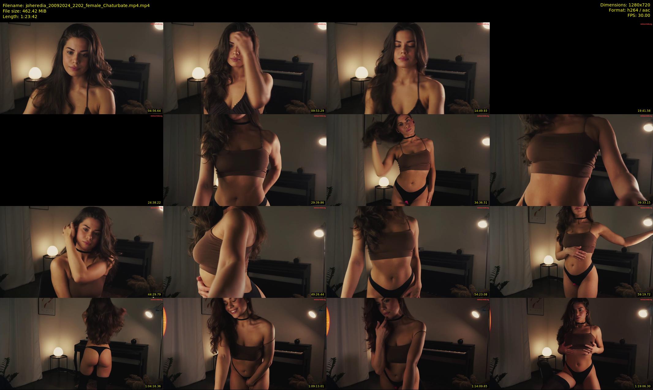 joheredia — 84 minute Chaturbate female cam show recording, 720p, Sep 20, 2024