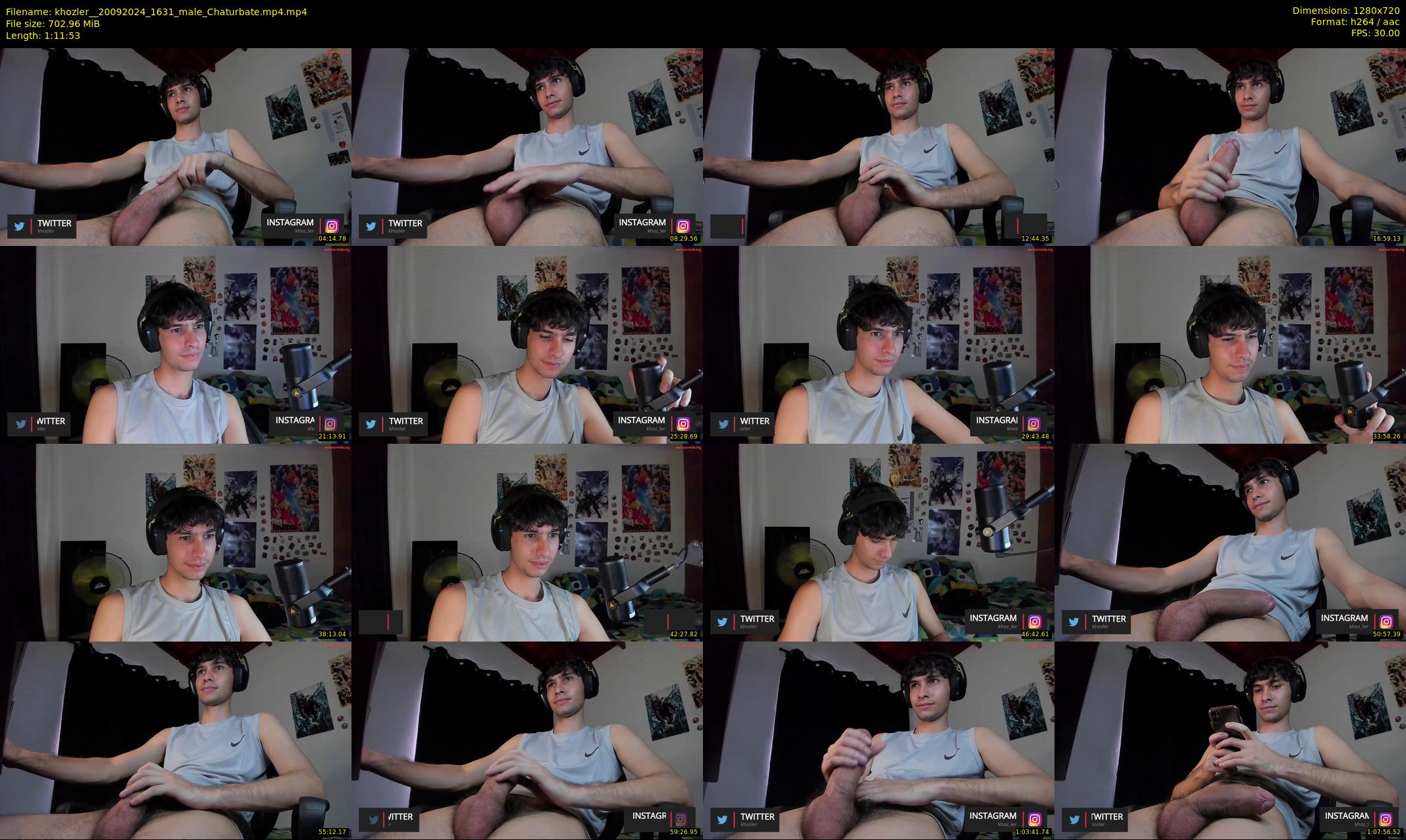 khozler_ — 72 minute Chaturbate male cam show recording, 720p, Sep 20, 2024