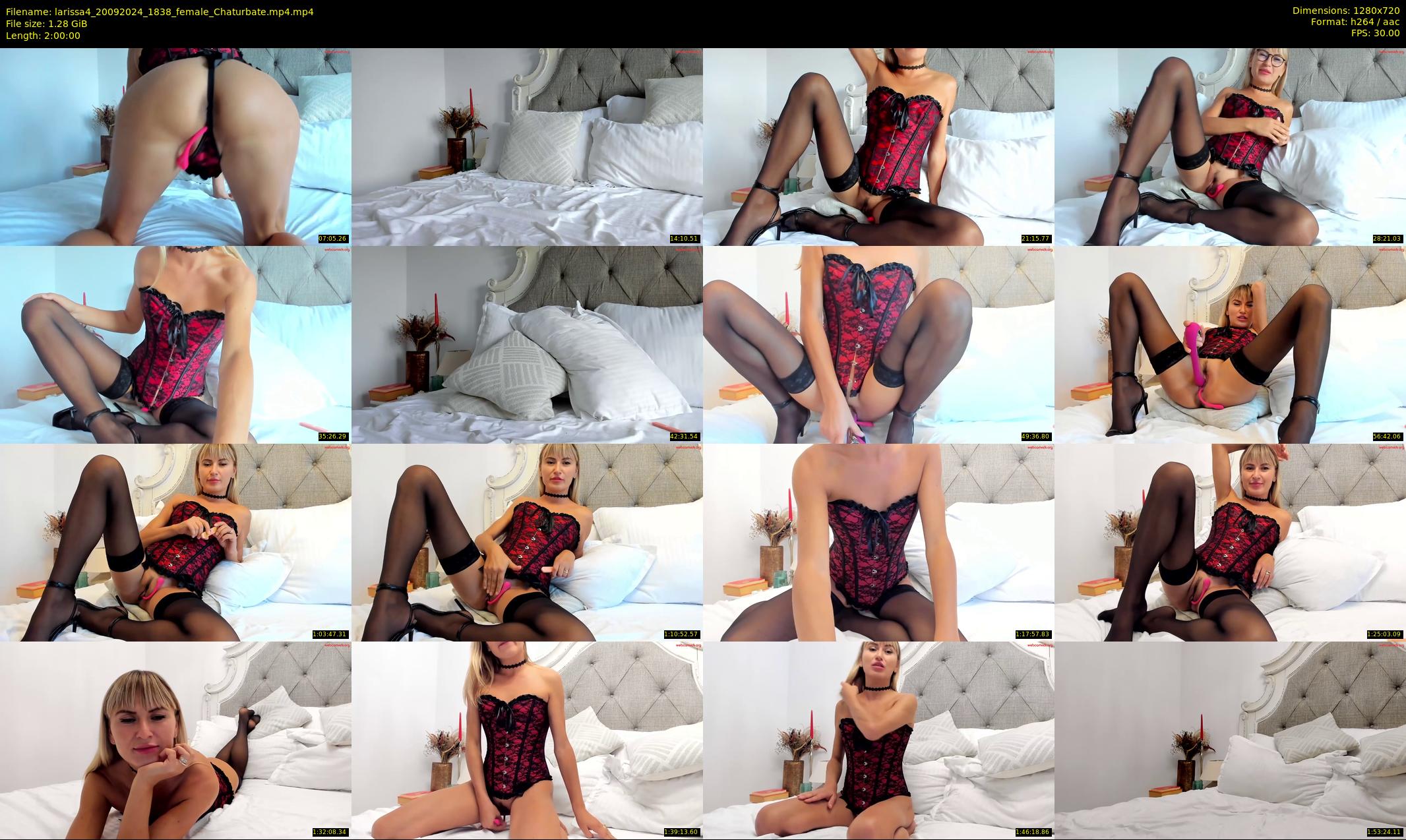 larissa4 — 120 minute Chaturbate female cam show recording, 720p, Sep 20, 2024