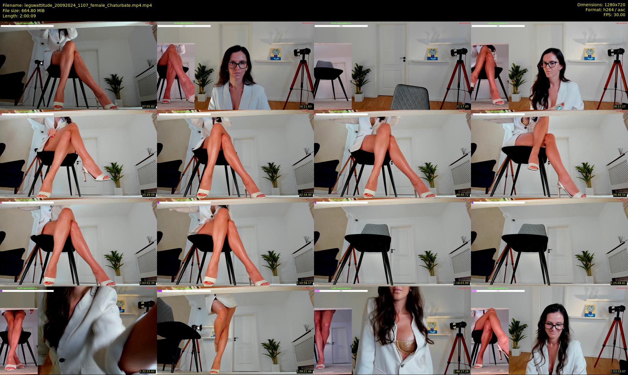 legswattitude — 121 minute Chaturbate female cam show recording, 720p, Sep 20, 2024
