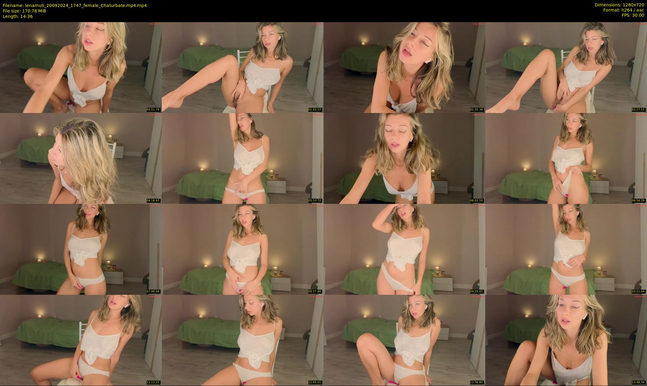 lenamuti — 15 minute Chaturbate female cam show recording, 720p, Sep 20, 2024
