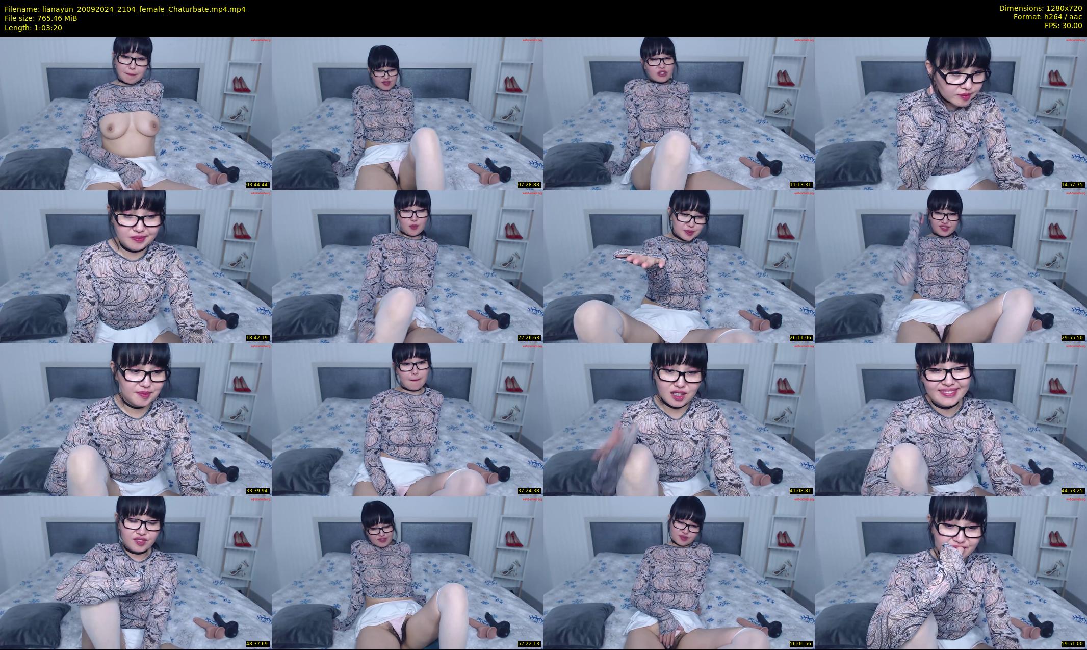 lianayun — 64 minute Chaturbate female cam show recording, 720p, Sep 20, 2024