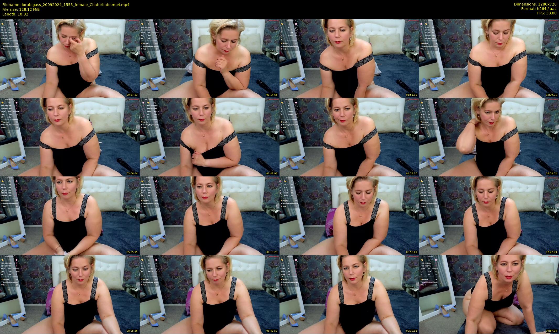 lorabigass — 11 minute Chaturbate female cam show recording, 720p, Sep 20, 2024