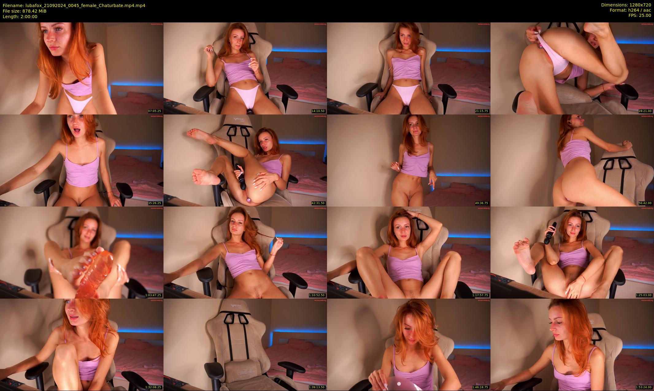 lubafox — 120 minute Chaturbate female cam show recording, 720p, Sep 21, 2024