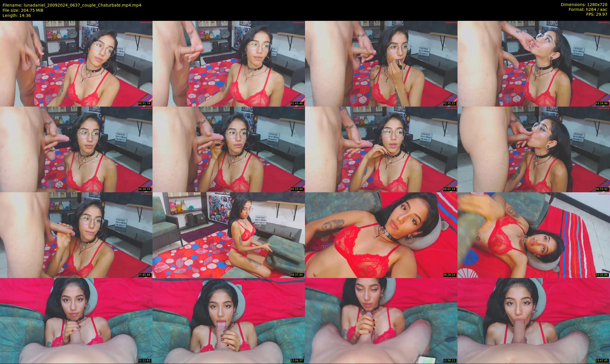 lunadaniel — 15 minute Chaturbate couple cam show recording, 720p, Sep 20, 2024