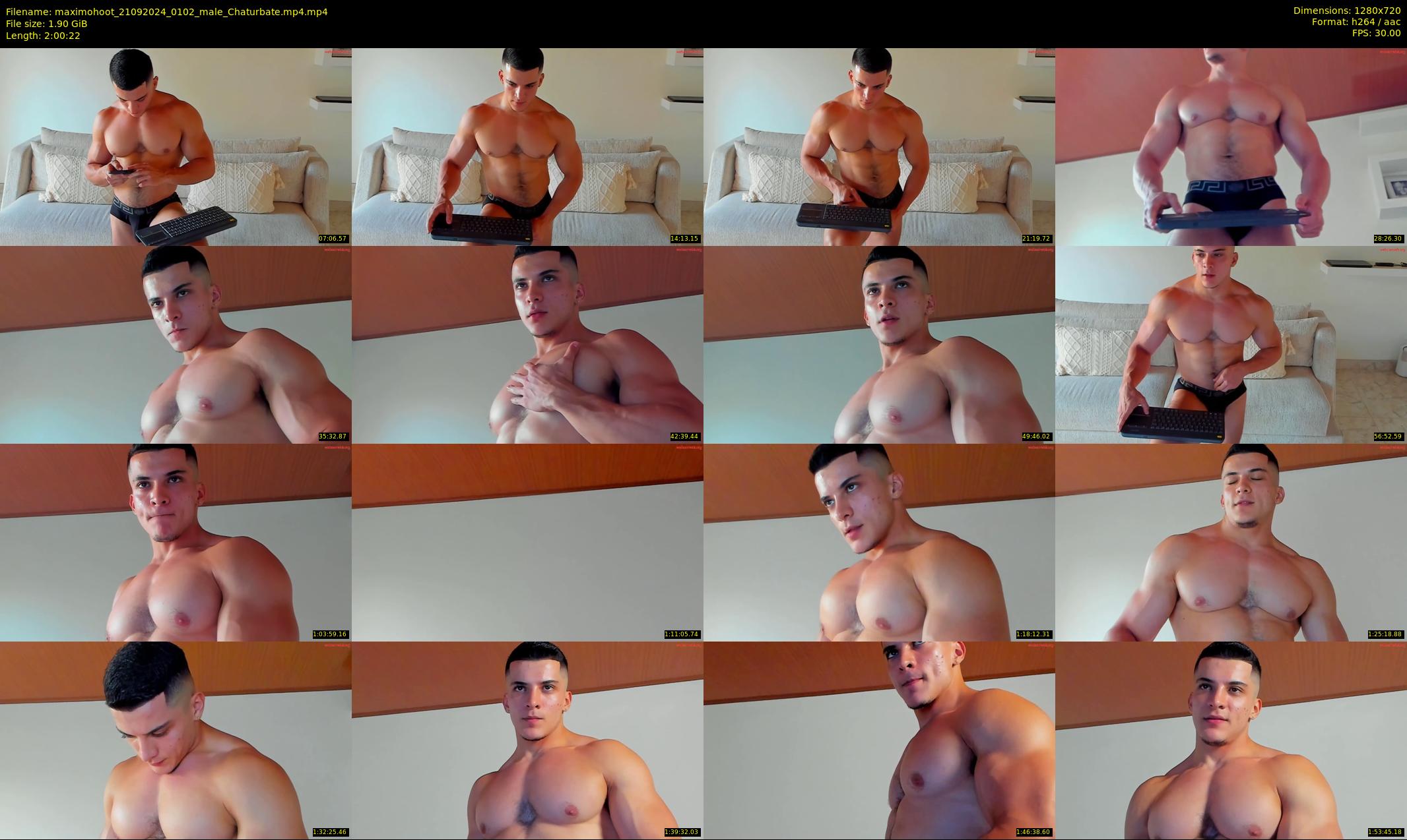maximohoot — 121 minute Chaturbate male cam show recording, 720p, Sep 21, 2024