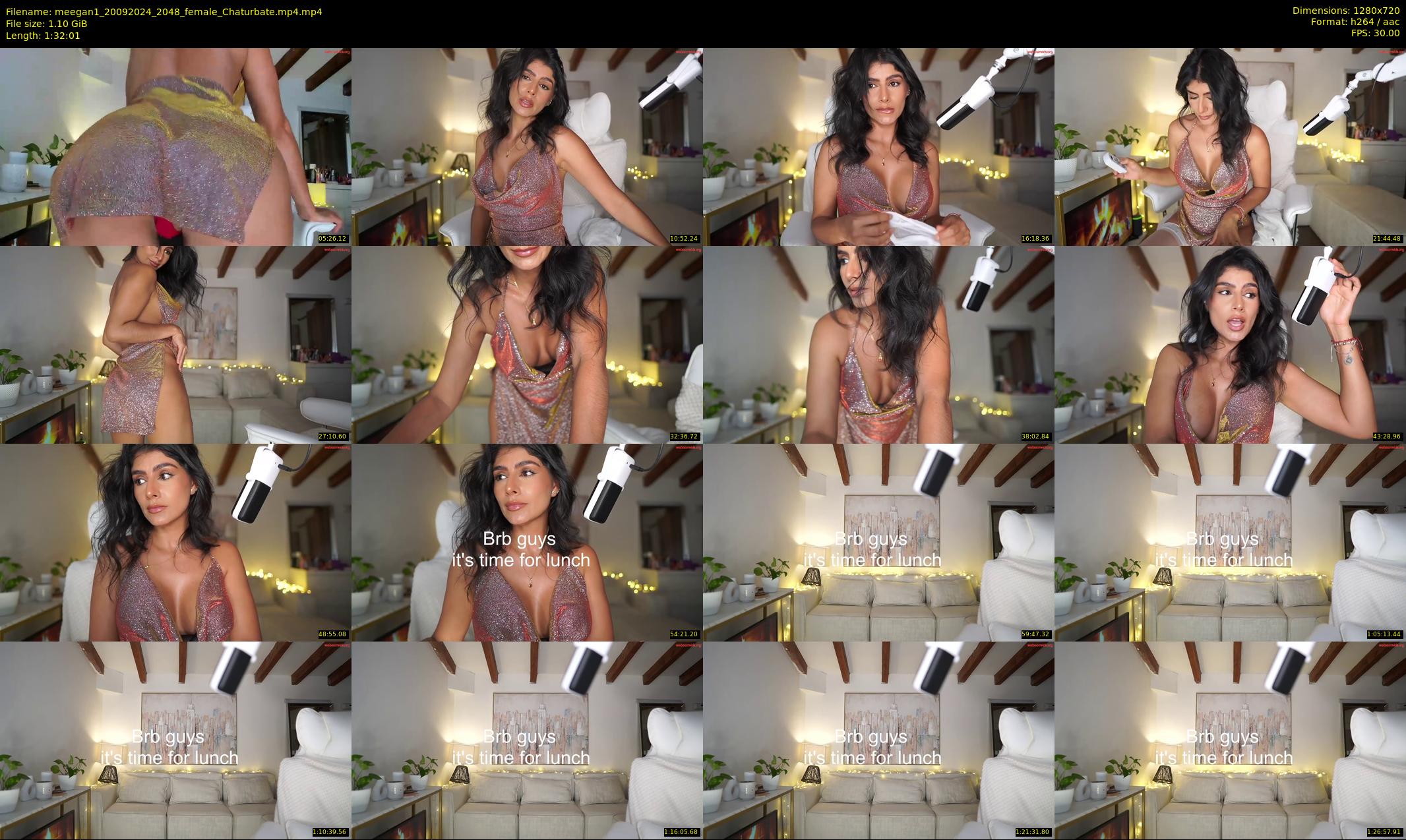 meegan1 — 93 minute Chaturbate female cam show recording, 720p, Sep 20, 2024