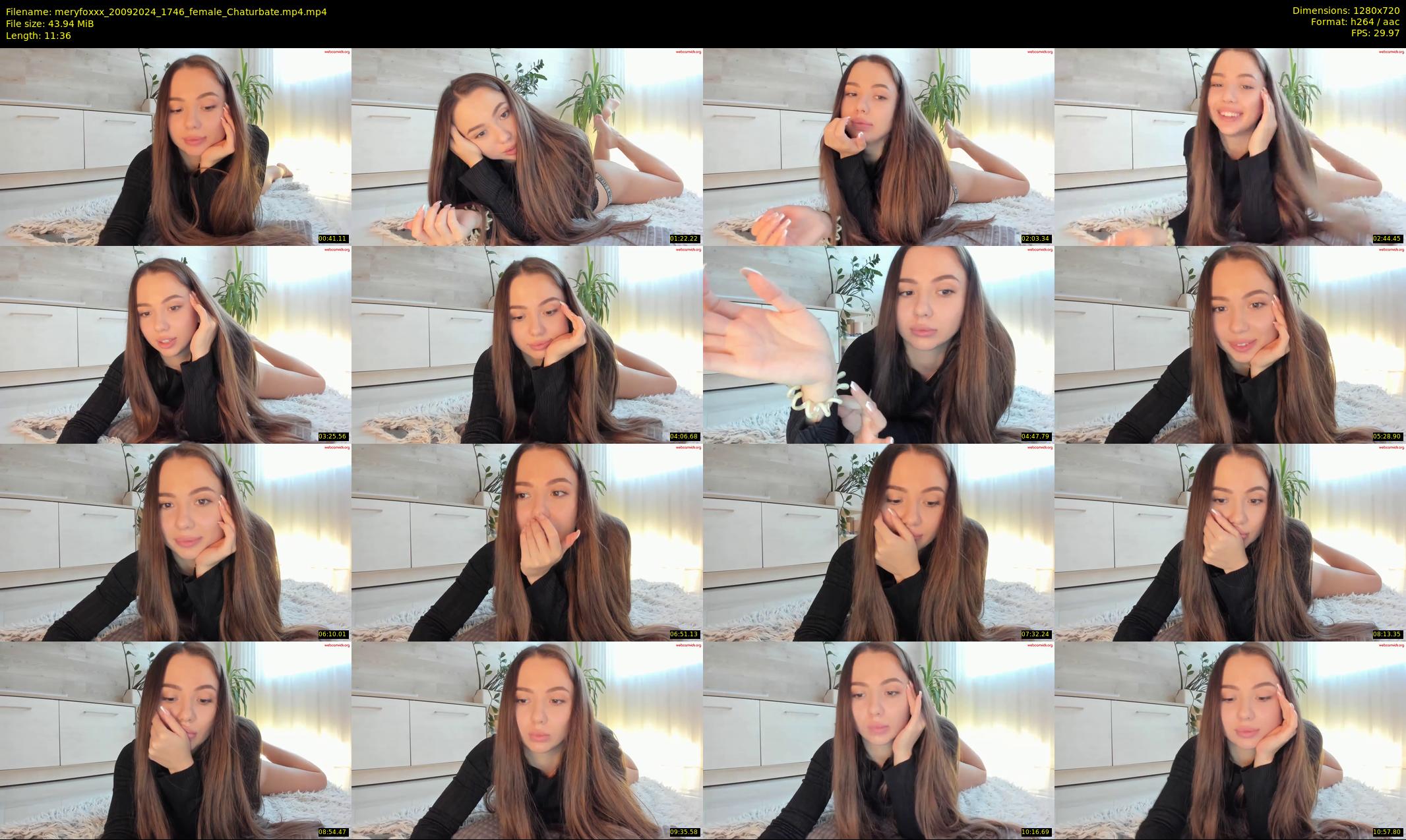 meryfoxxx — 12 minute Chaturbate female cam show recording, 720p, Sep 20, 2024