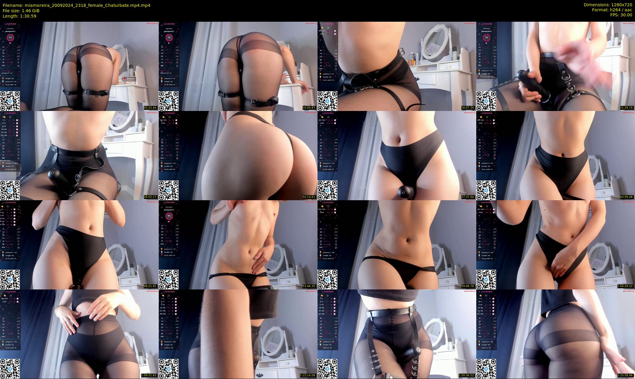 miamoreira — 91 minute Chaturbate female cam show recording, 720p, Sep 20, 2024