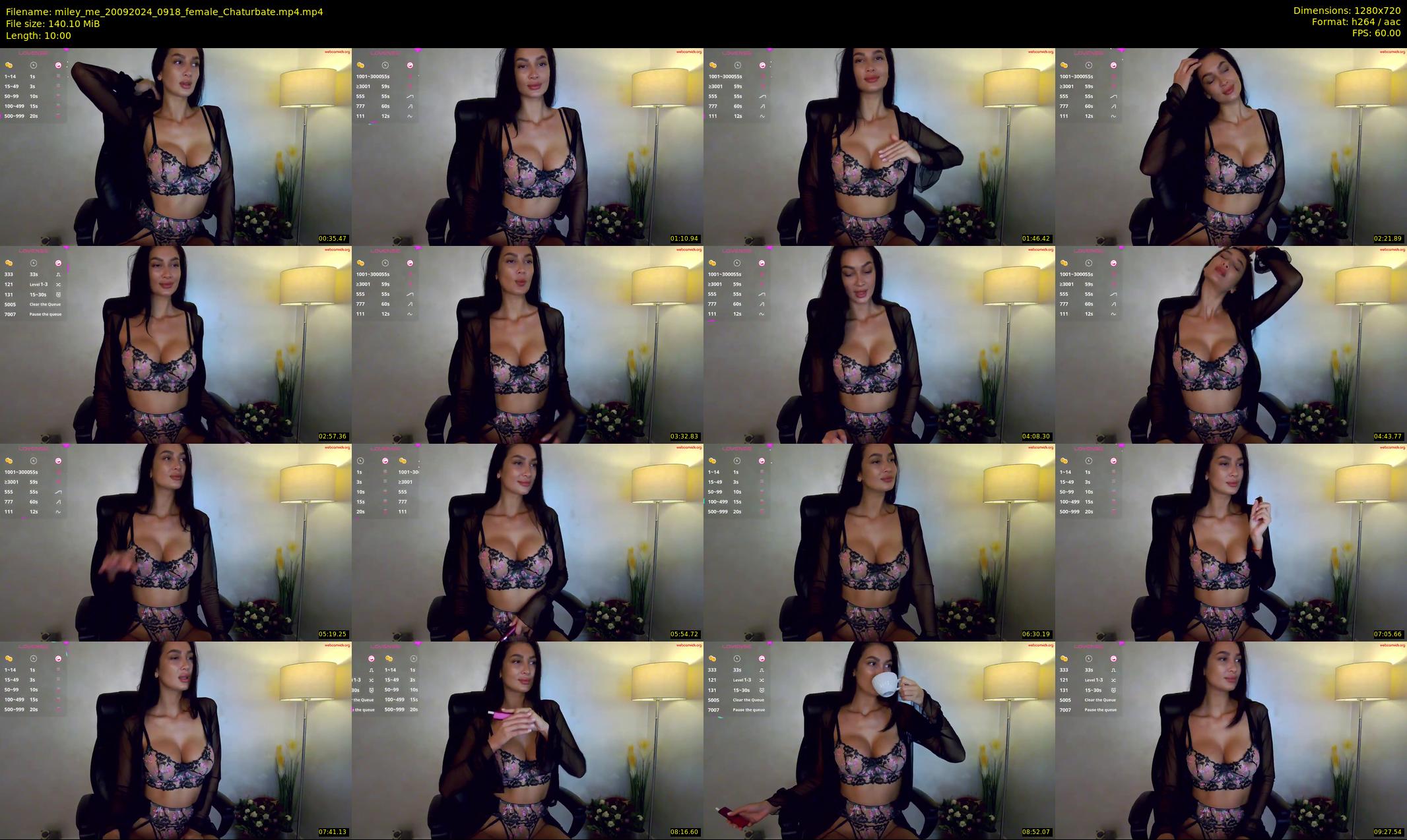 miley_me — 10 minute Chaturbate female cam show recording, 720p, Sep 20, 2024