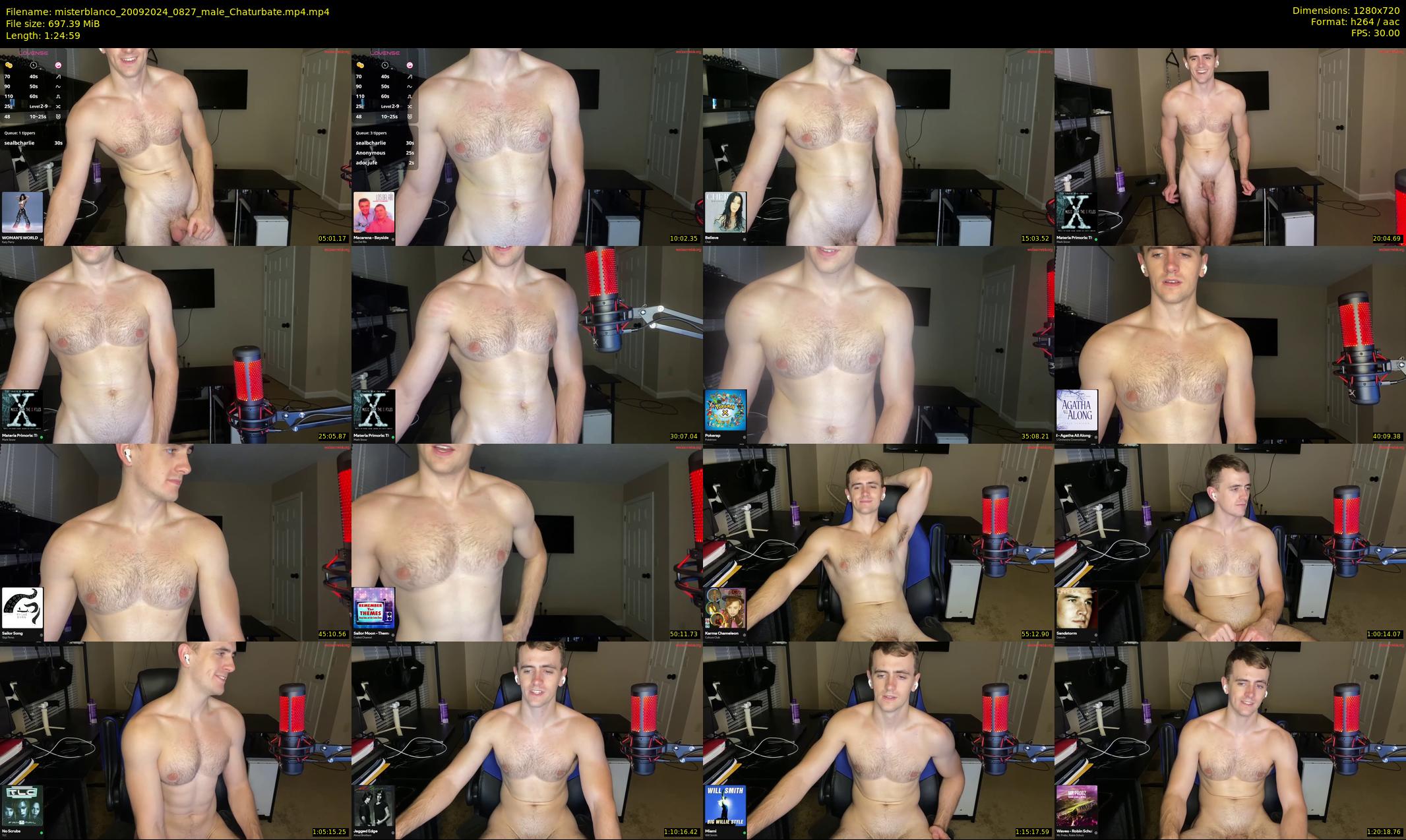 misterblanco — 85 minute Chaturbate male cam show recording, 720p, Sep 20, 2024