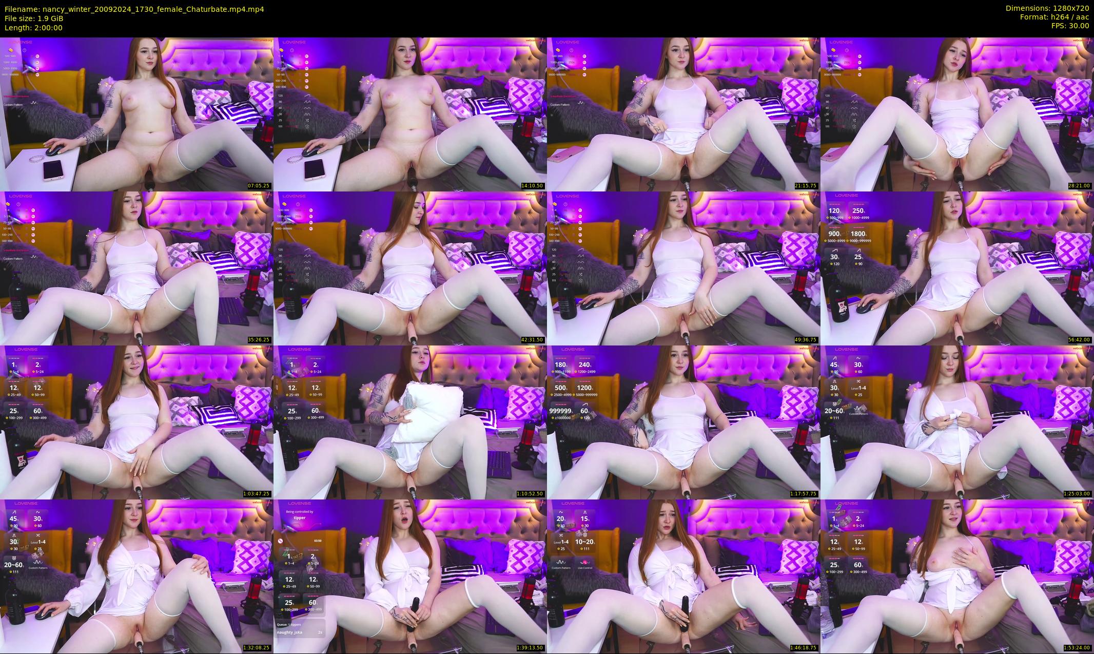 nancy_winter — 120 minute Chaturbate female cam show recording, 720p, Sep 20, 2024
