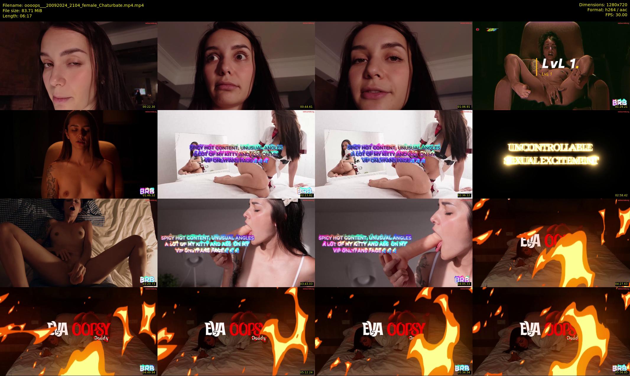 oooops__ — 7 minute Chaturbate female cam show recording, 720p, Sep 20, 2024