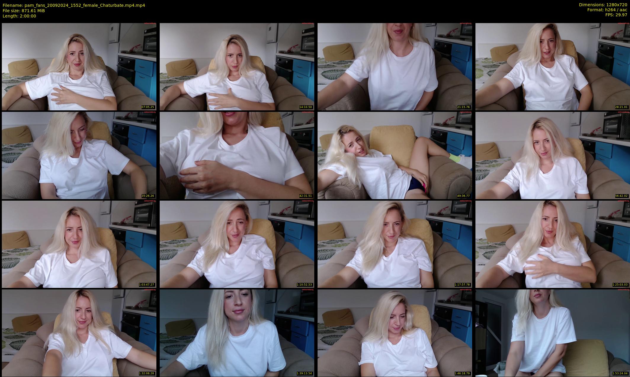 pam_fans — 120 minute Chaturbate female cam show recording, 720p, Sep 20, 2024
