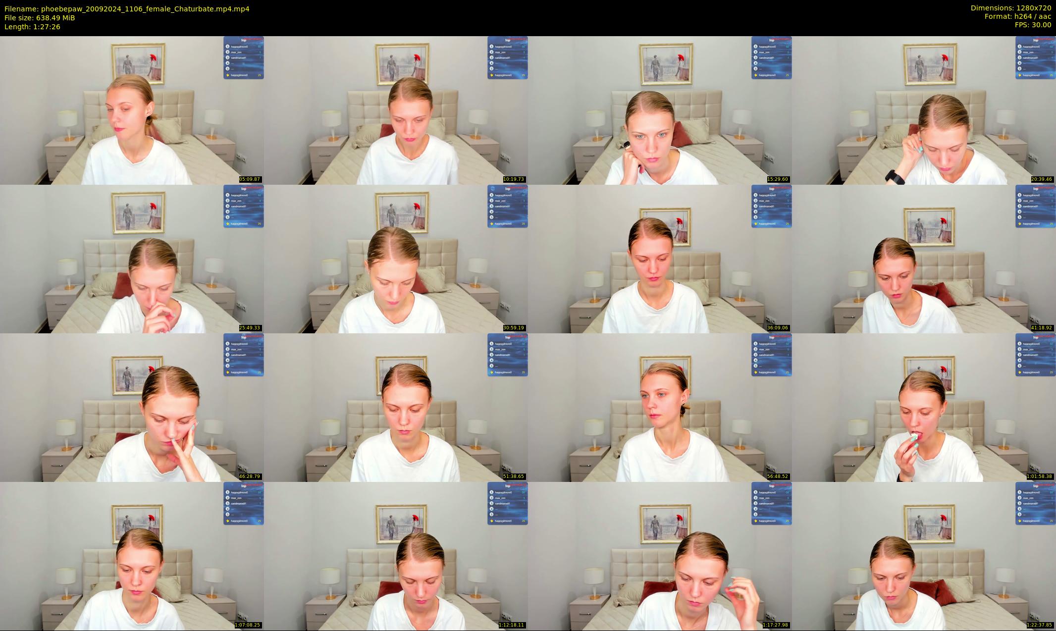 phoebepaw — 88 minute Chaturbate female cam show recording, 720p, Sep 20, 2024
