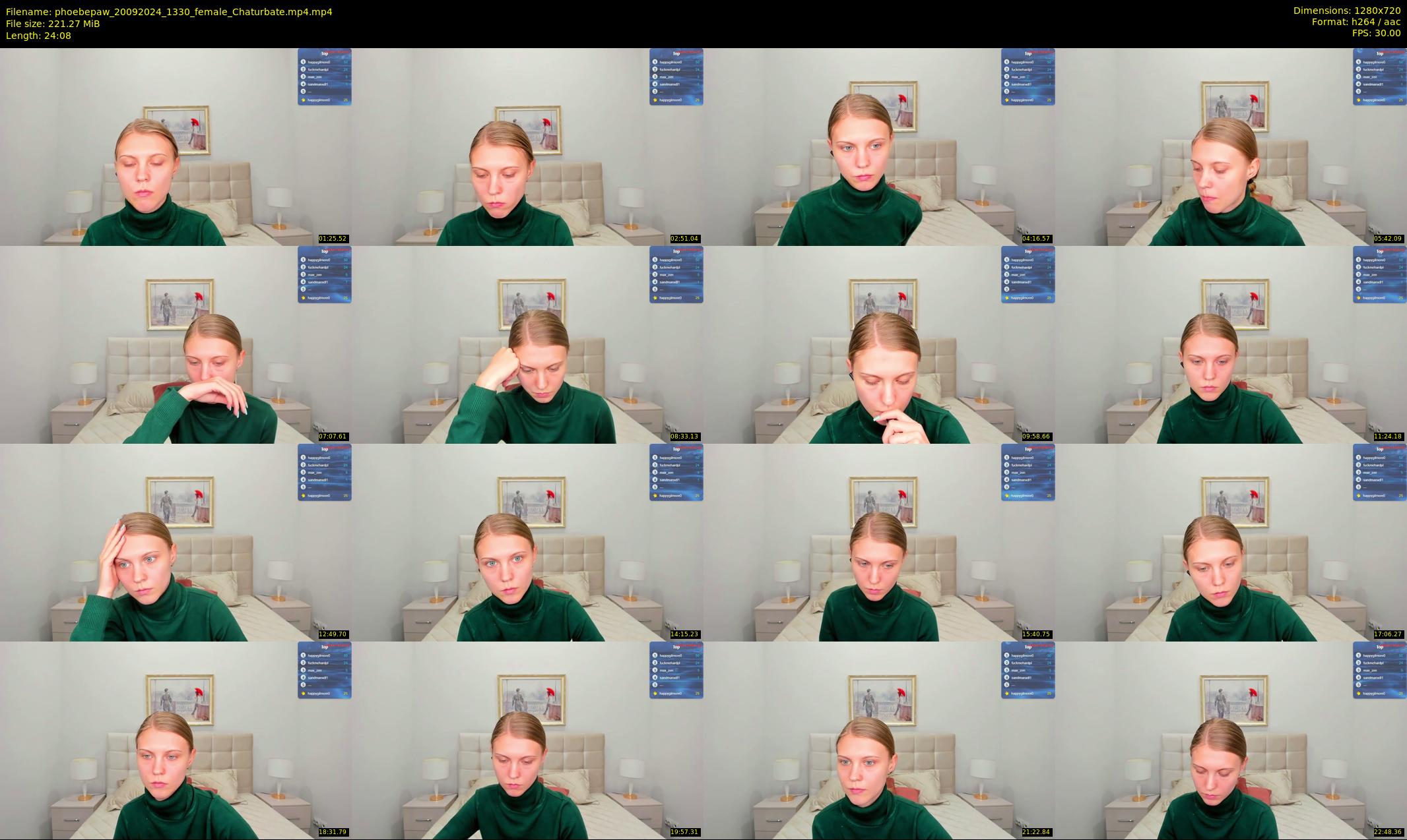 phoebepaw — 25 minute Chaturbate female cam show recording, 720p, Sep 20, 2024