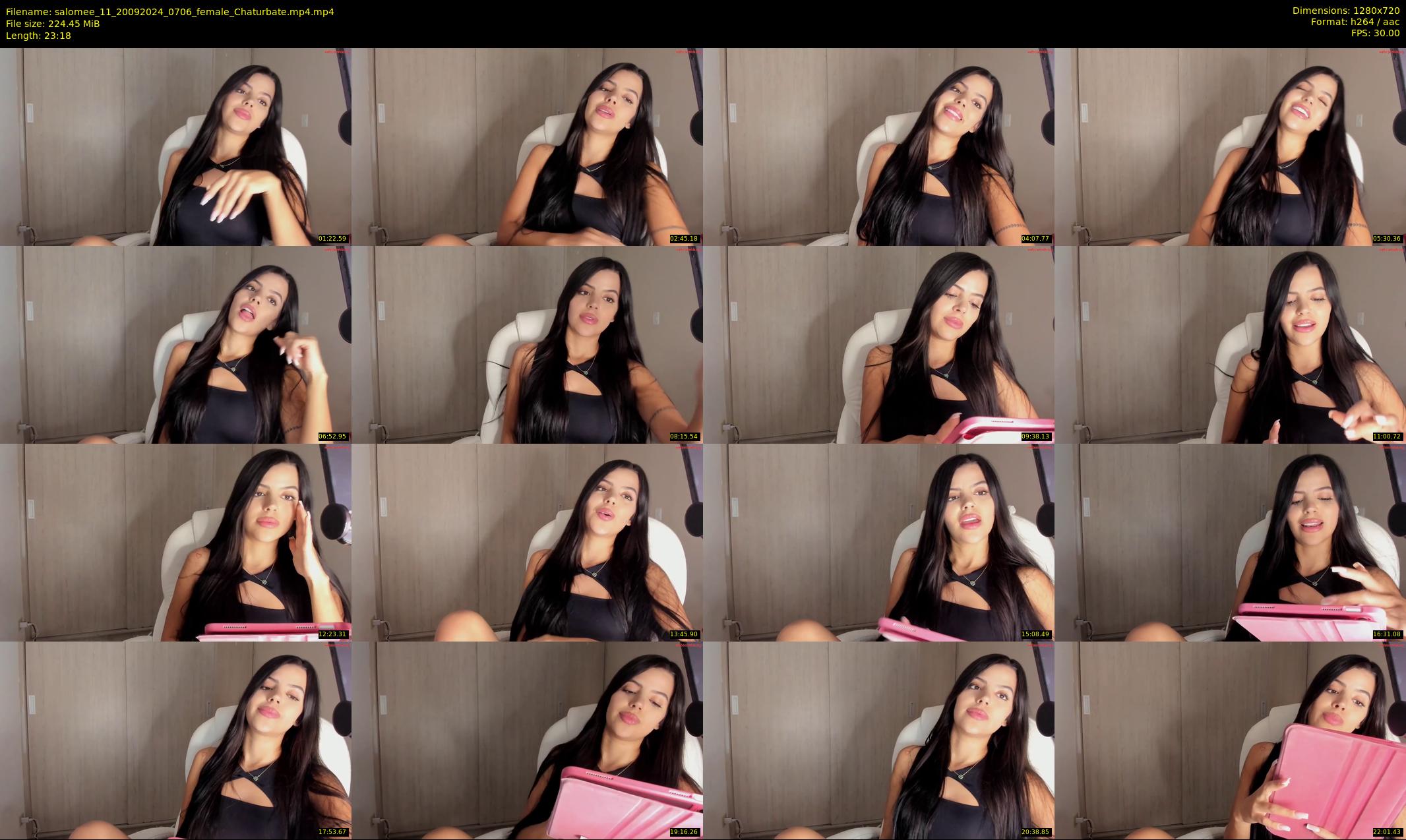 salomee_11 — 24 minute Chaturbate female cam show recording, 720p, Sep 20, 2024
