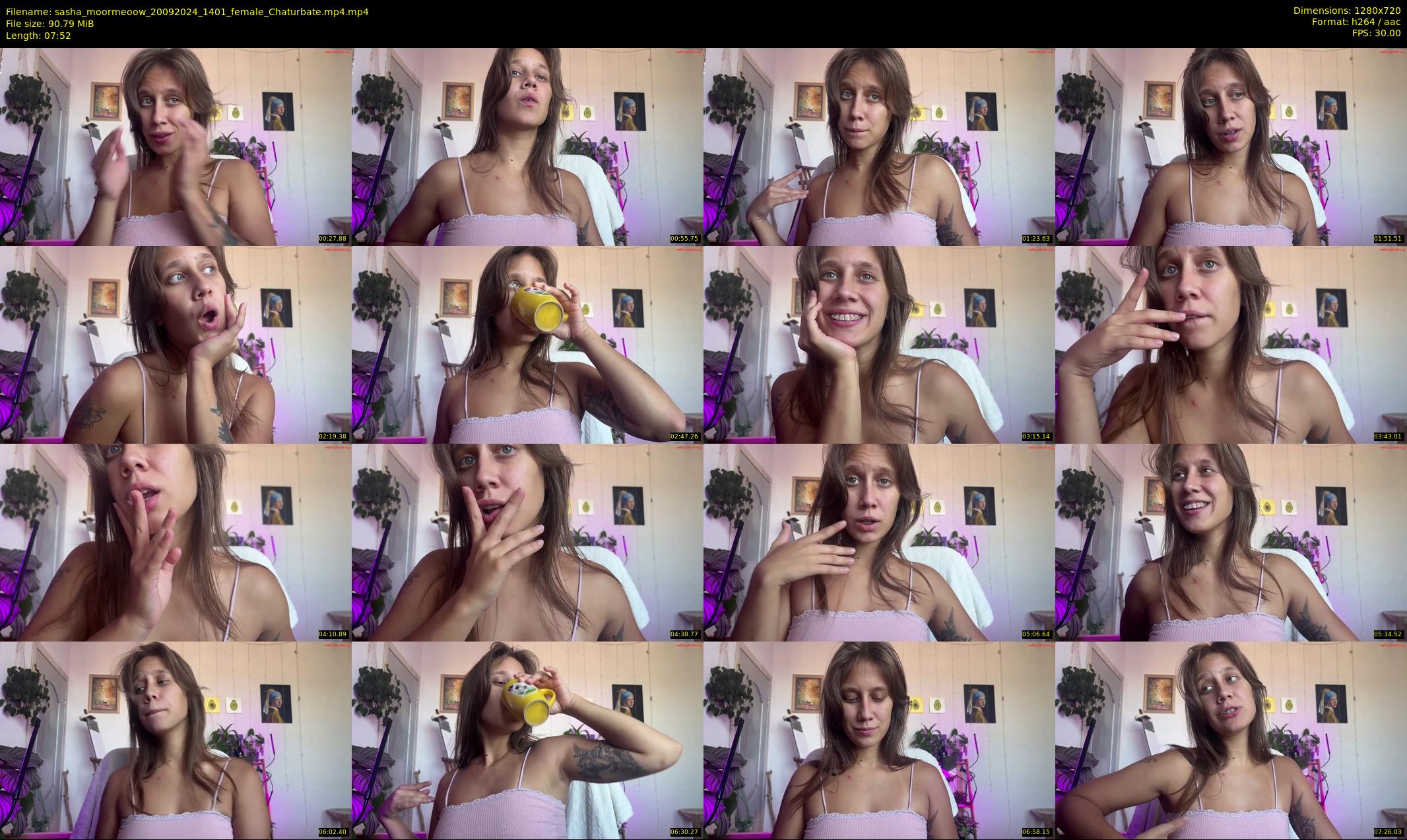 sasha_moormeoow — 8 minute Chaturbate female cam show recording, 720p, Sep 20, 2024