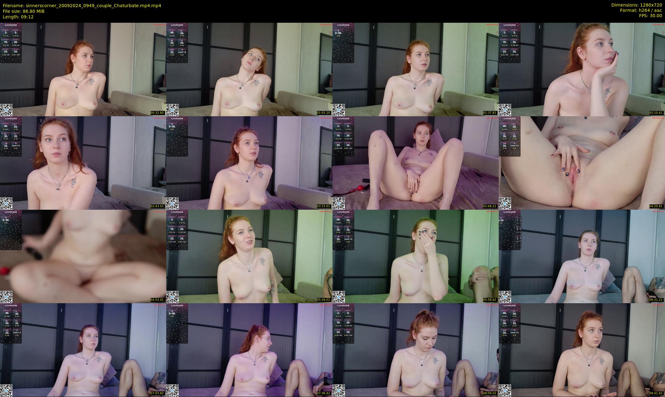 sinnerscorner — 10 minute Chaturbate couple cam show recording, 720p, Sep 20, 2024