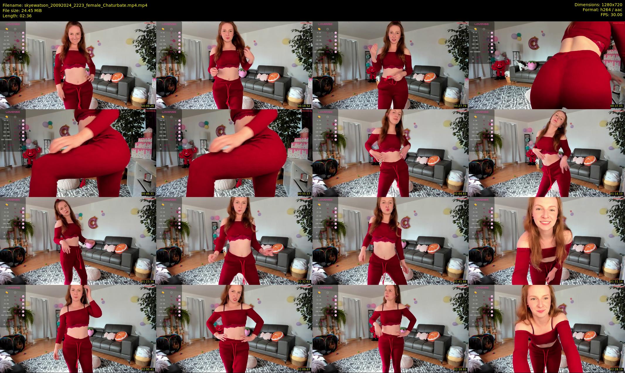 skyewatson — 3 minute Chaturbate female cam show recording, 720p, Sep 20, 2024